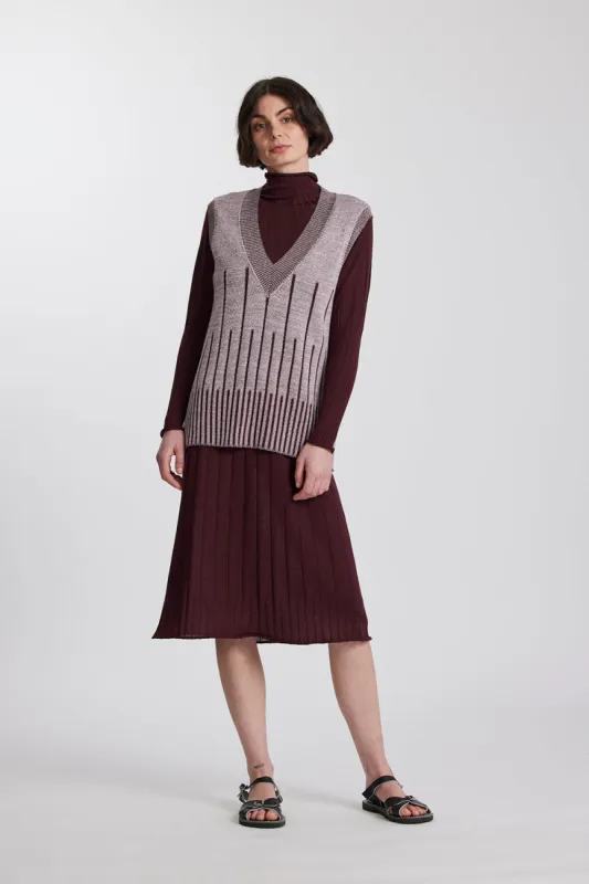 Merino Variegated Stripe Vest sold by Standard Issue