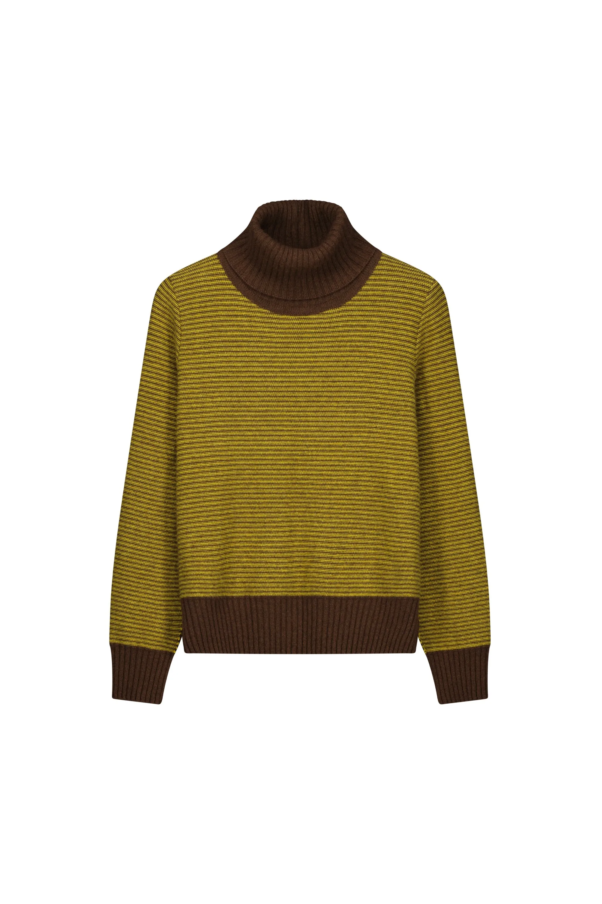 Okewa Striped Crop Funnel Neck sold by Standard Issue product image thumbnail 3