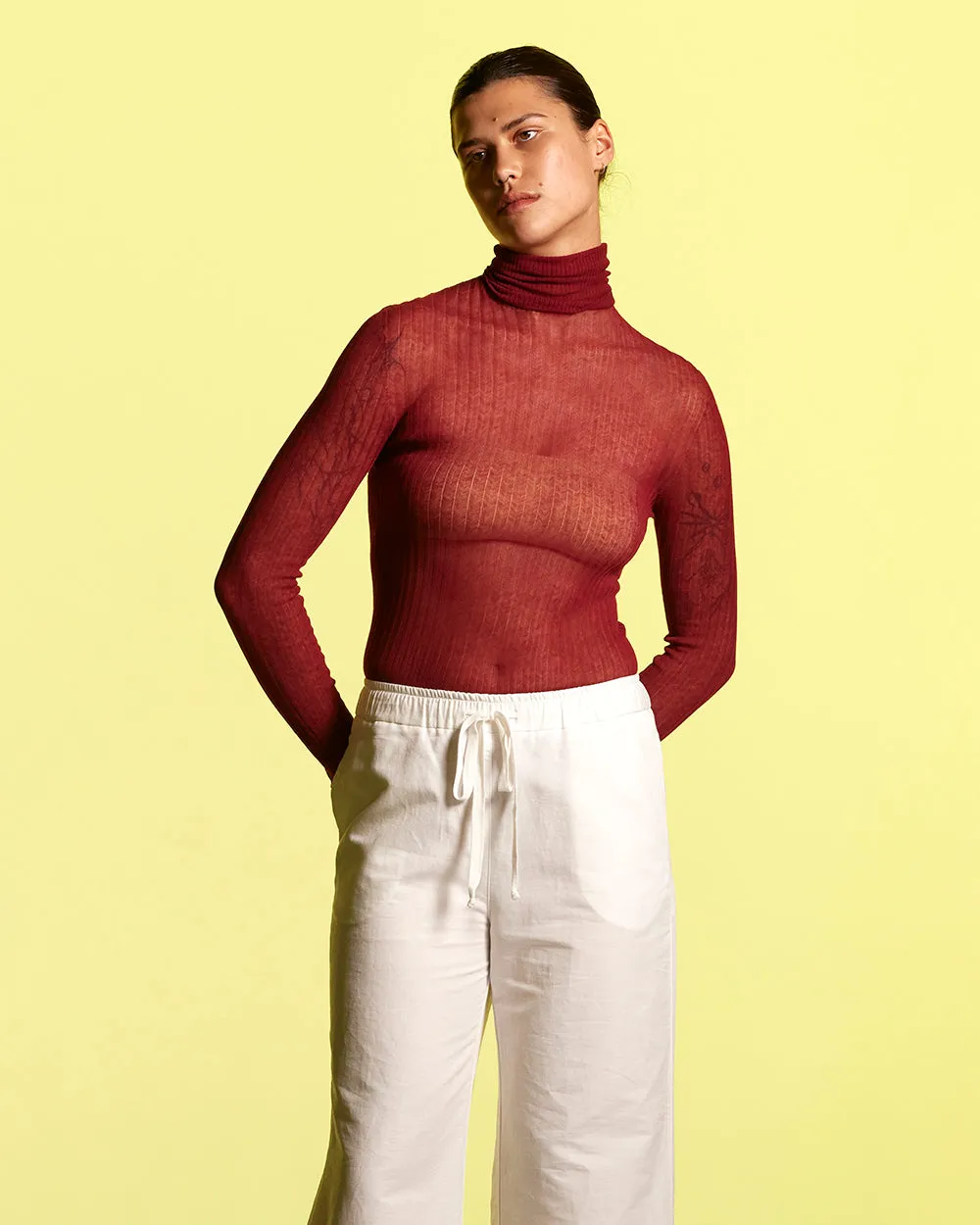 Cotton Tulle Skivvy sold by Standard Issue product image thumbnail 3