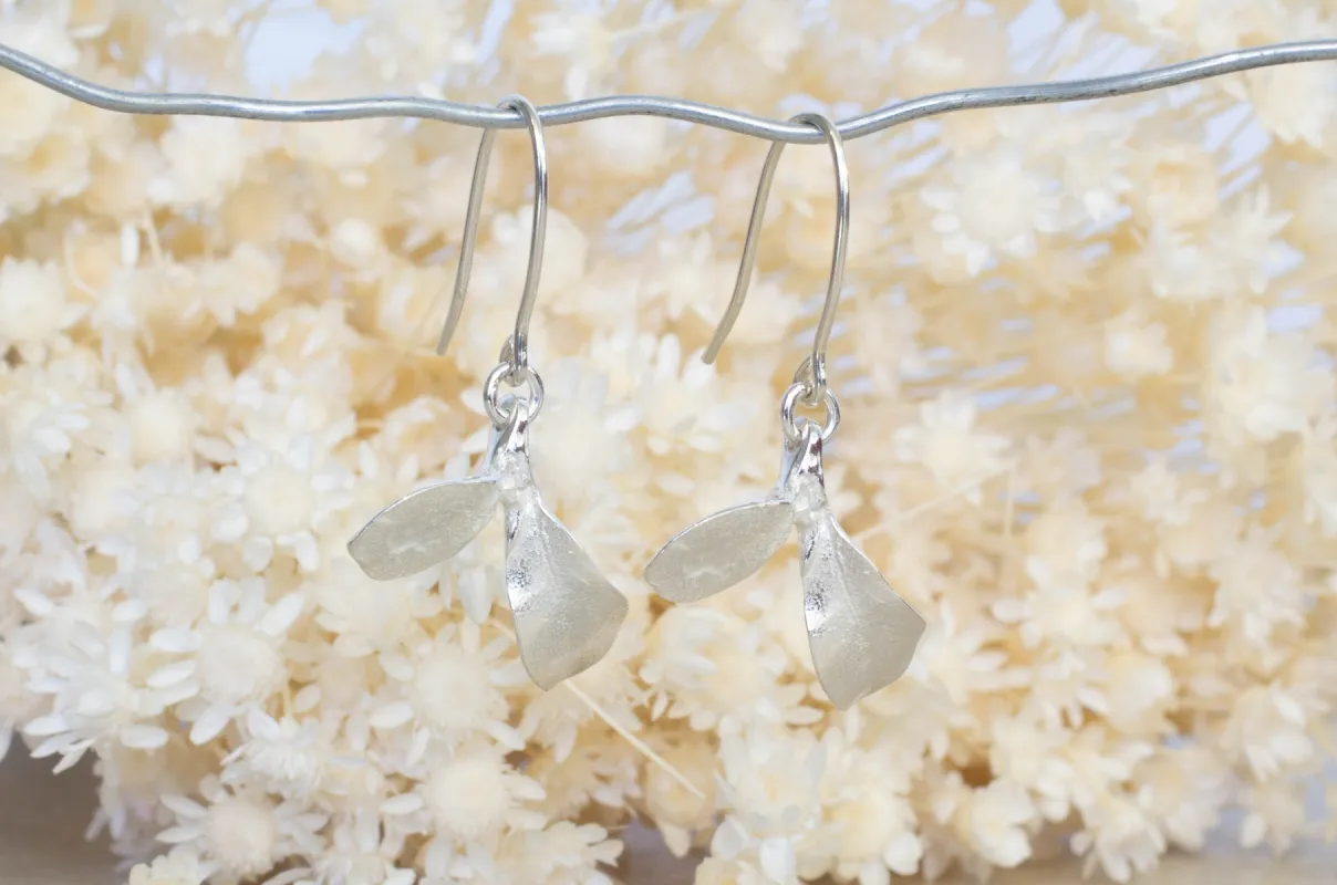 Seedling Drop Earrings - Sterling Silver sold by Sophie Divett Jewelry