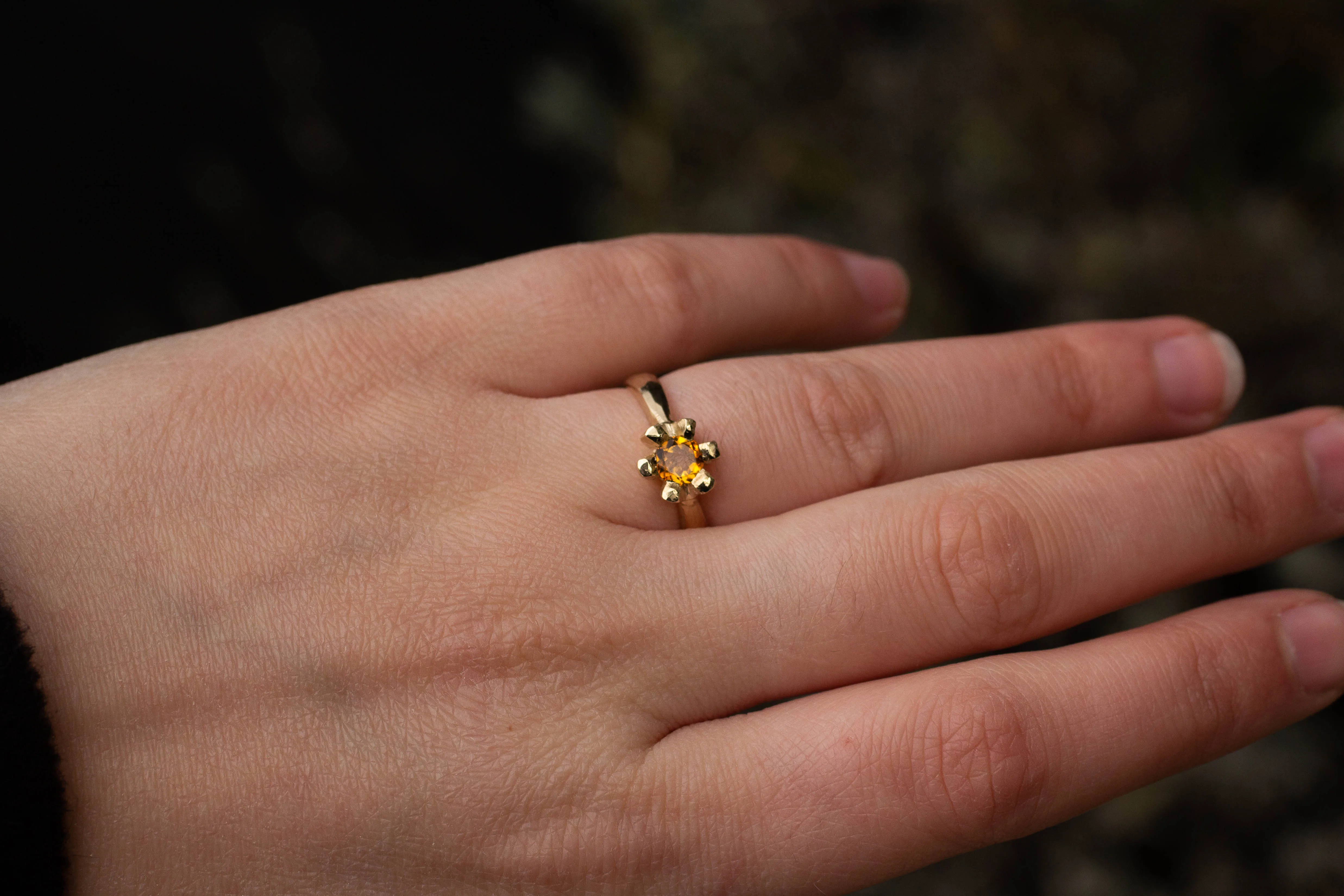 Sol Ring - 9ct Yellow Gold with Citrine sold by Sophie Divett Jewelry product image thumbnail 4