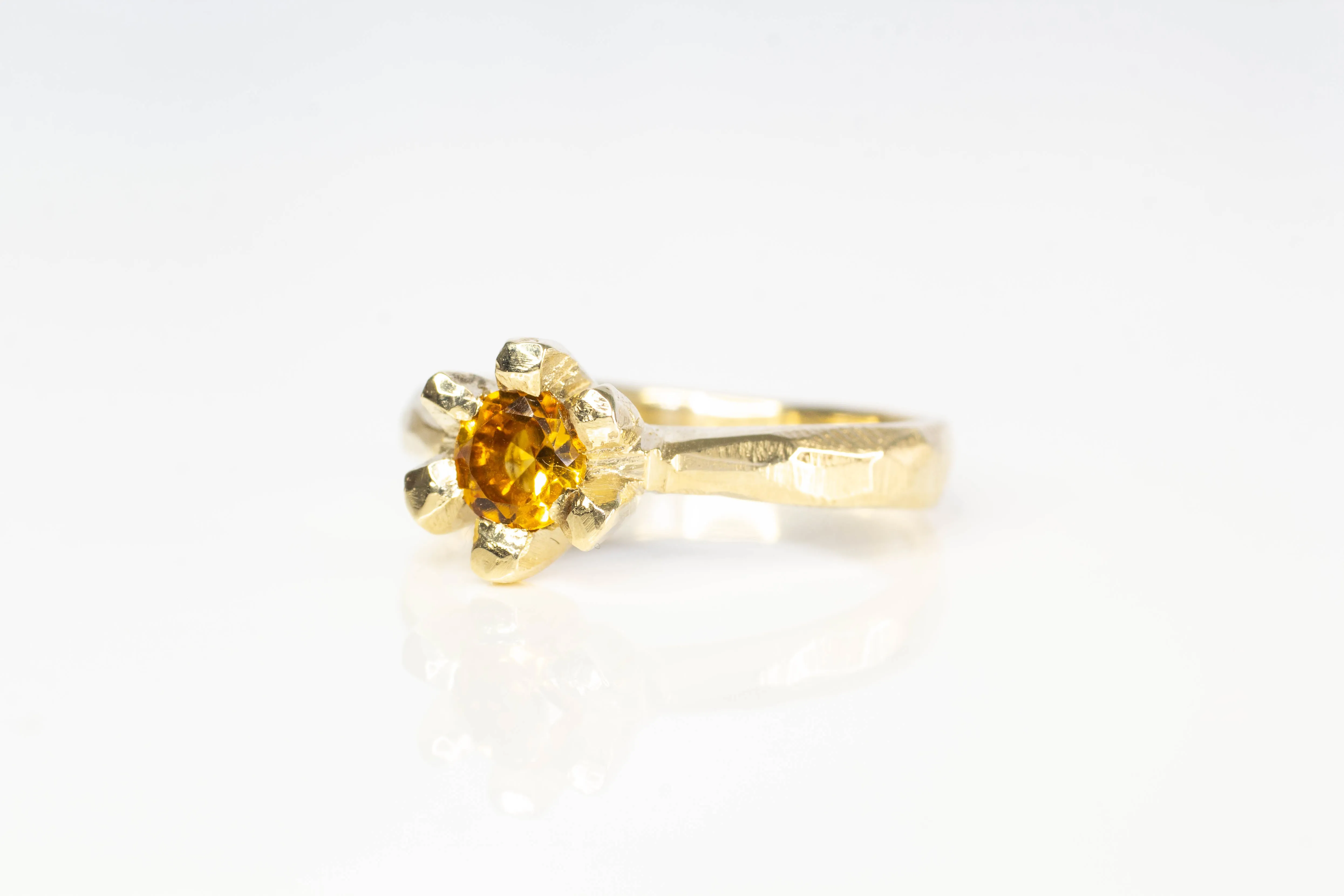 Sol Ring - 9ct Yellow Gold with Citrine sold by Sophie Divett Jewelry product image thumbnail 5