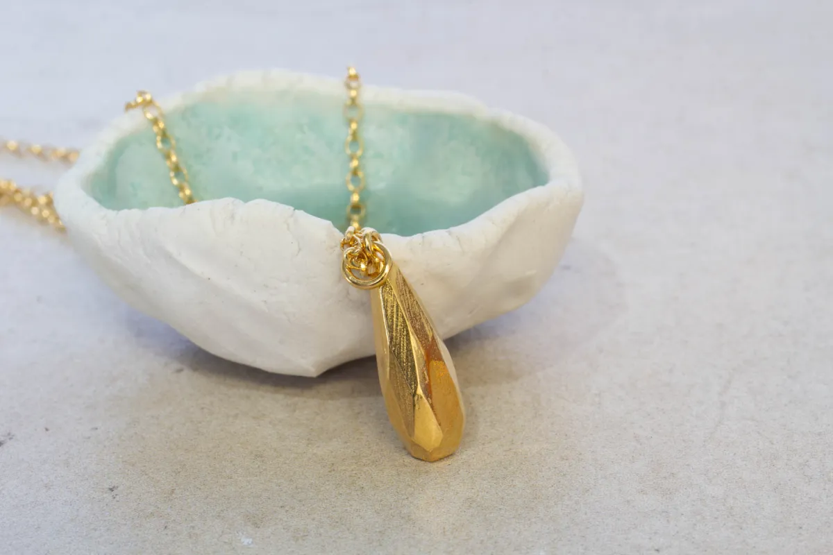 Athos Pendant - Gold Plated sold by Sophie Divett Jewelry