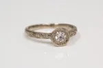 Vesper Ring - 18ct White Gold with Diamonds sold by Sophie Divett Jewelry
