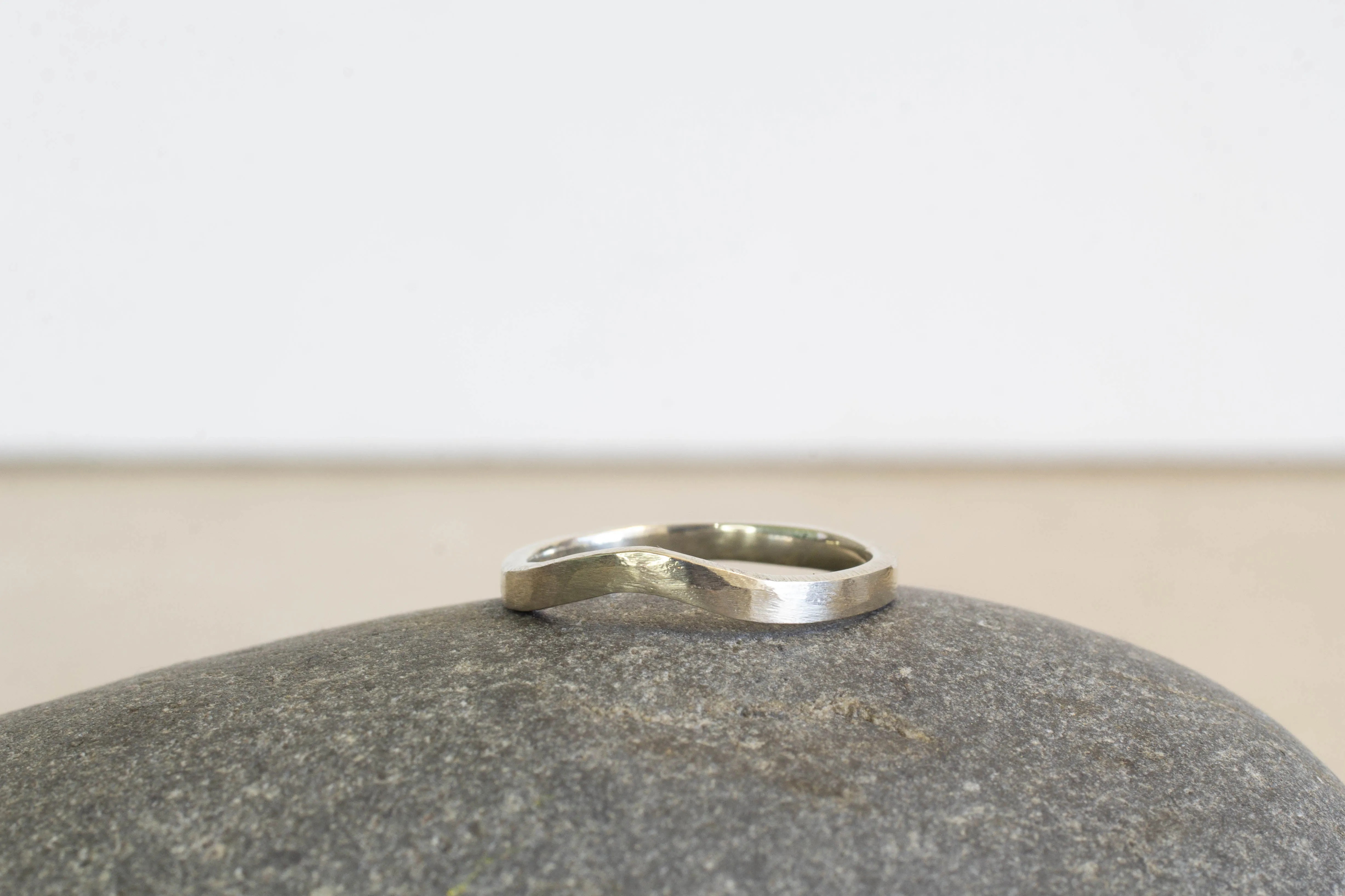 Square Fitted Band - White Gold sold by Sophie Divett Jewelry product image thumbnail 5