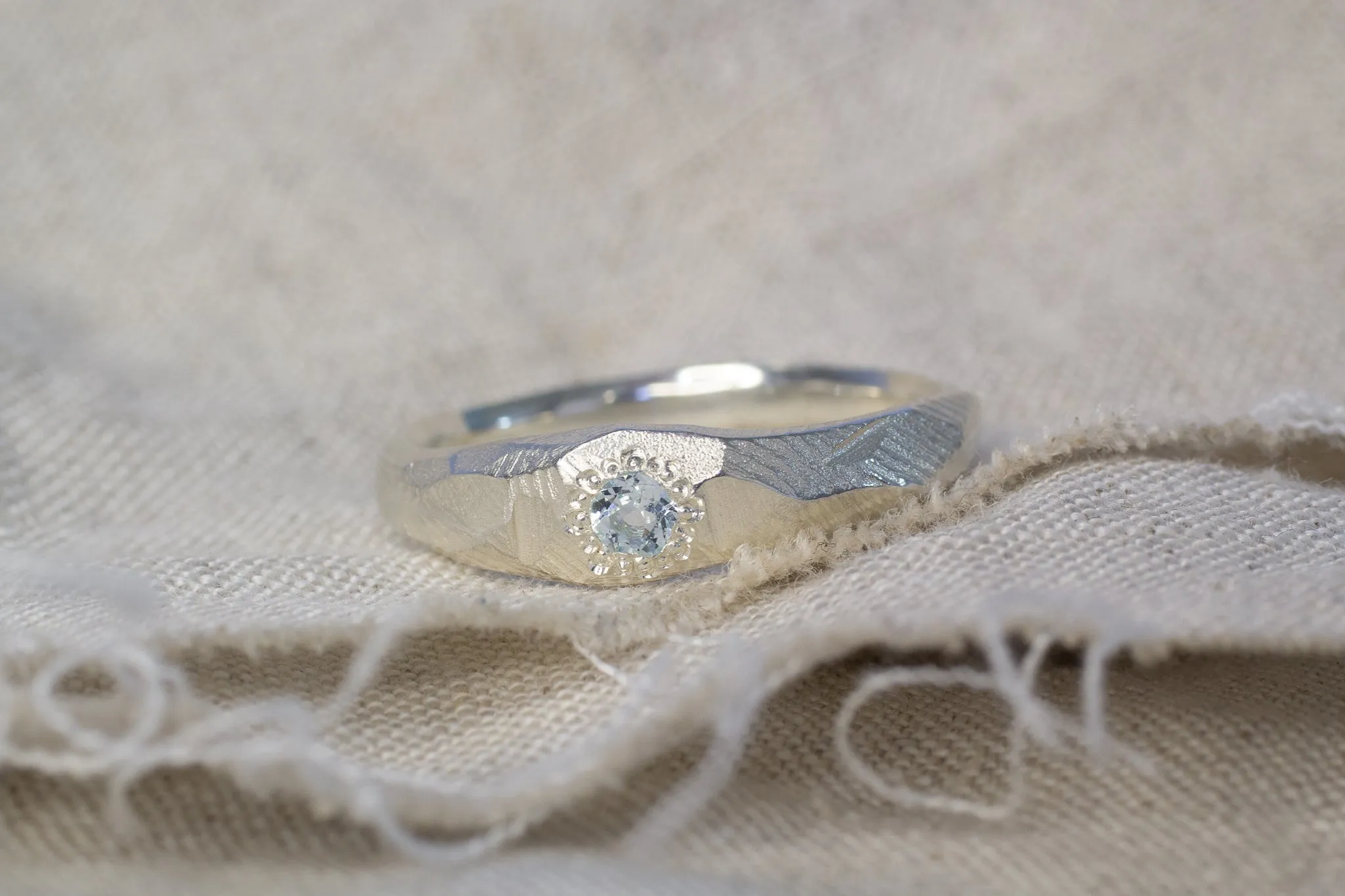 Hestia Ring - Sterling Silver with Topaz sold by Sophie Divett Jewelry product image thumbnail 4