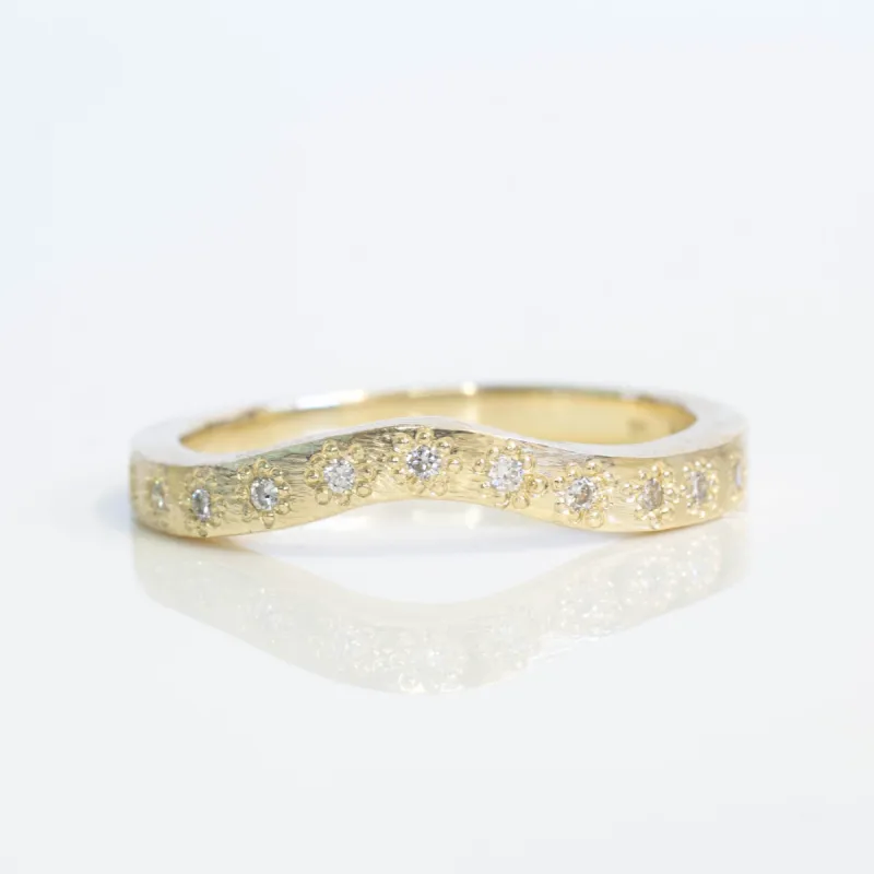 Eternity Band with Diamonds - Fitted - Yellow Gold sold by Sophie Divett Jewelry
