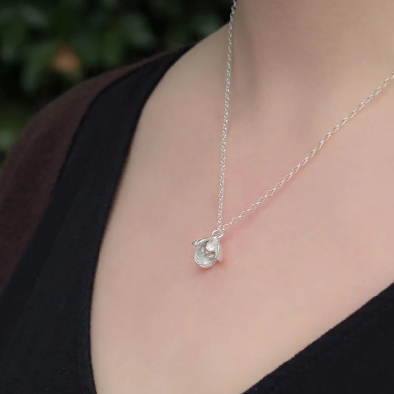 Pittosporum Seed Pod Necklace - Sterling Silver sold by Sophie Divett Jewelry