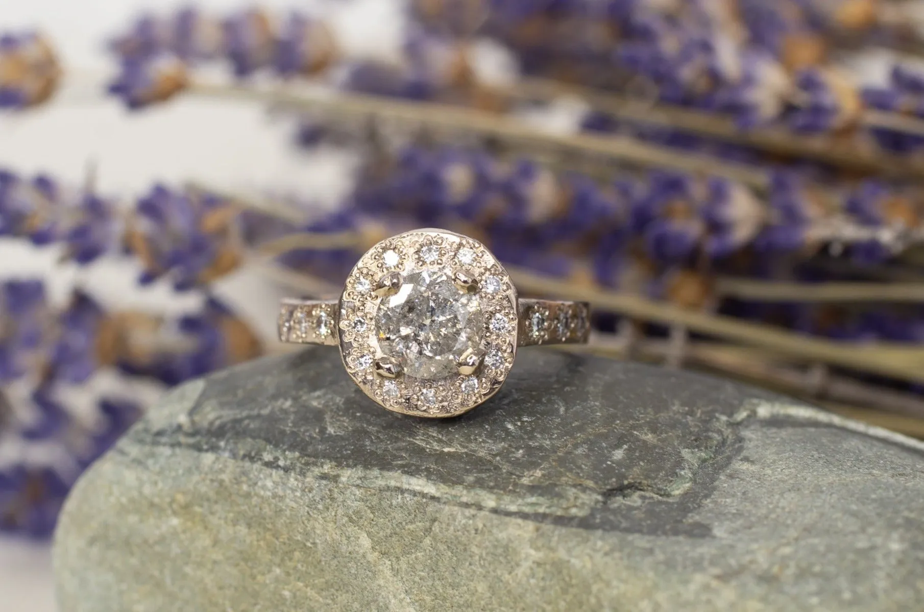 Halo Ring - Build Your Own sold by Sophie Divett Jewelry product image thumbnail 2