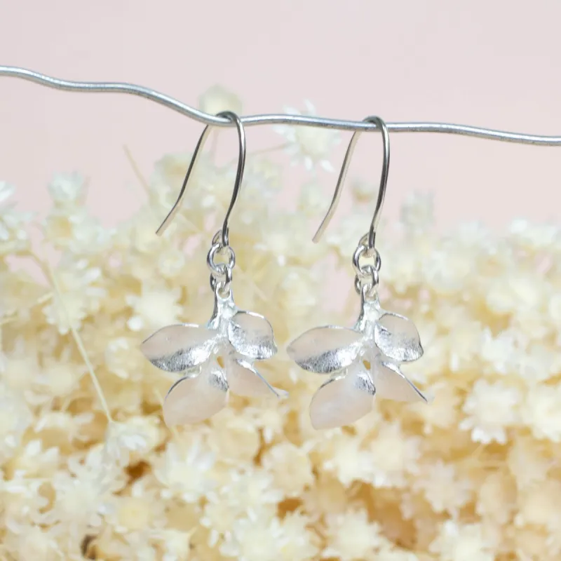 Four Leaf Earrings - Sterling Silver sold by Sophie Divett Jewelry