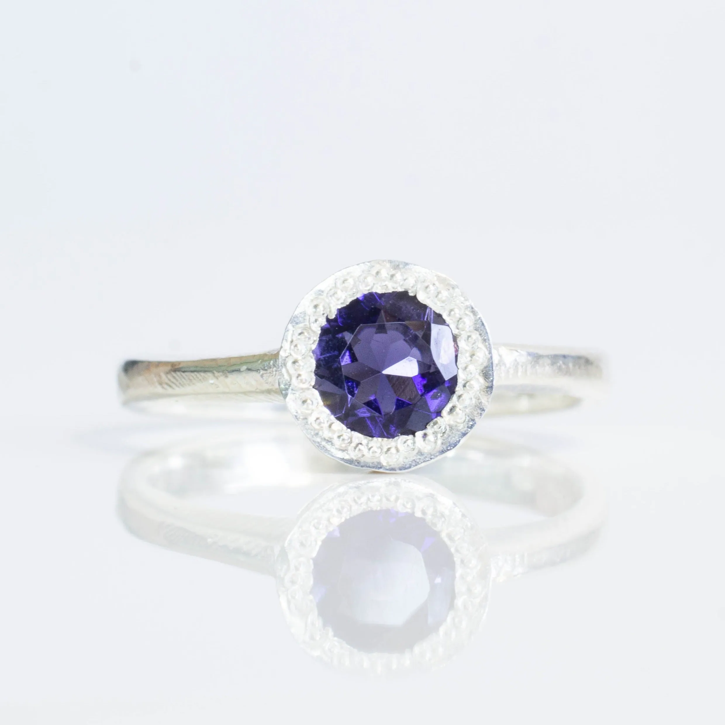 Lota Ring - Sterling Silver with Iolite sold by Sophie Divett Jewelry product image thumbnail 3