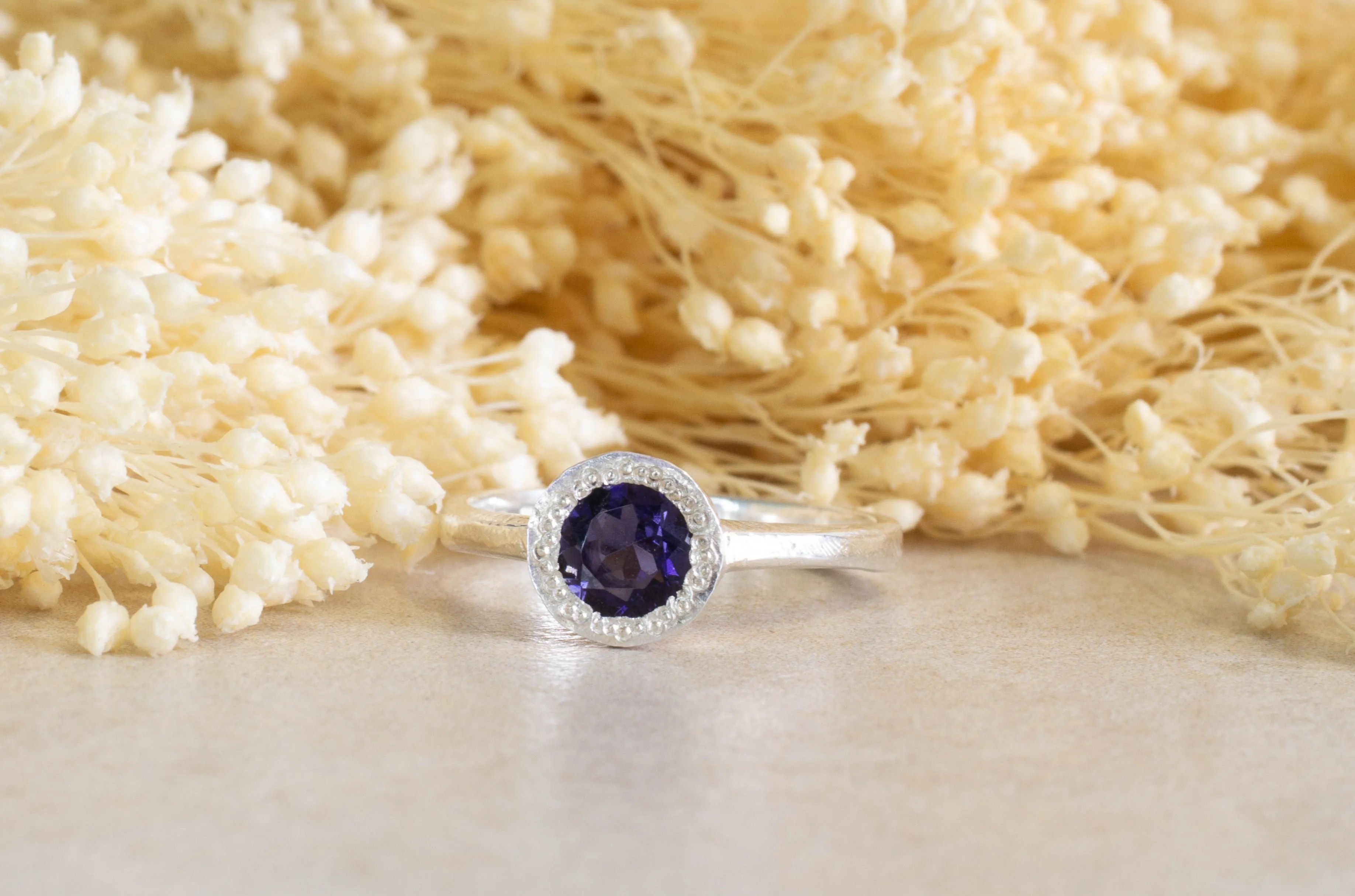 Lota Ring - Sterling Silver with Iolite sold by Sophie Divett Jewelry product image thumbnail 4