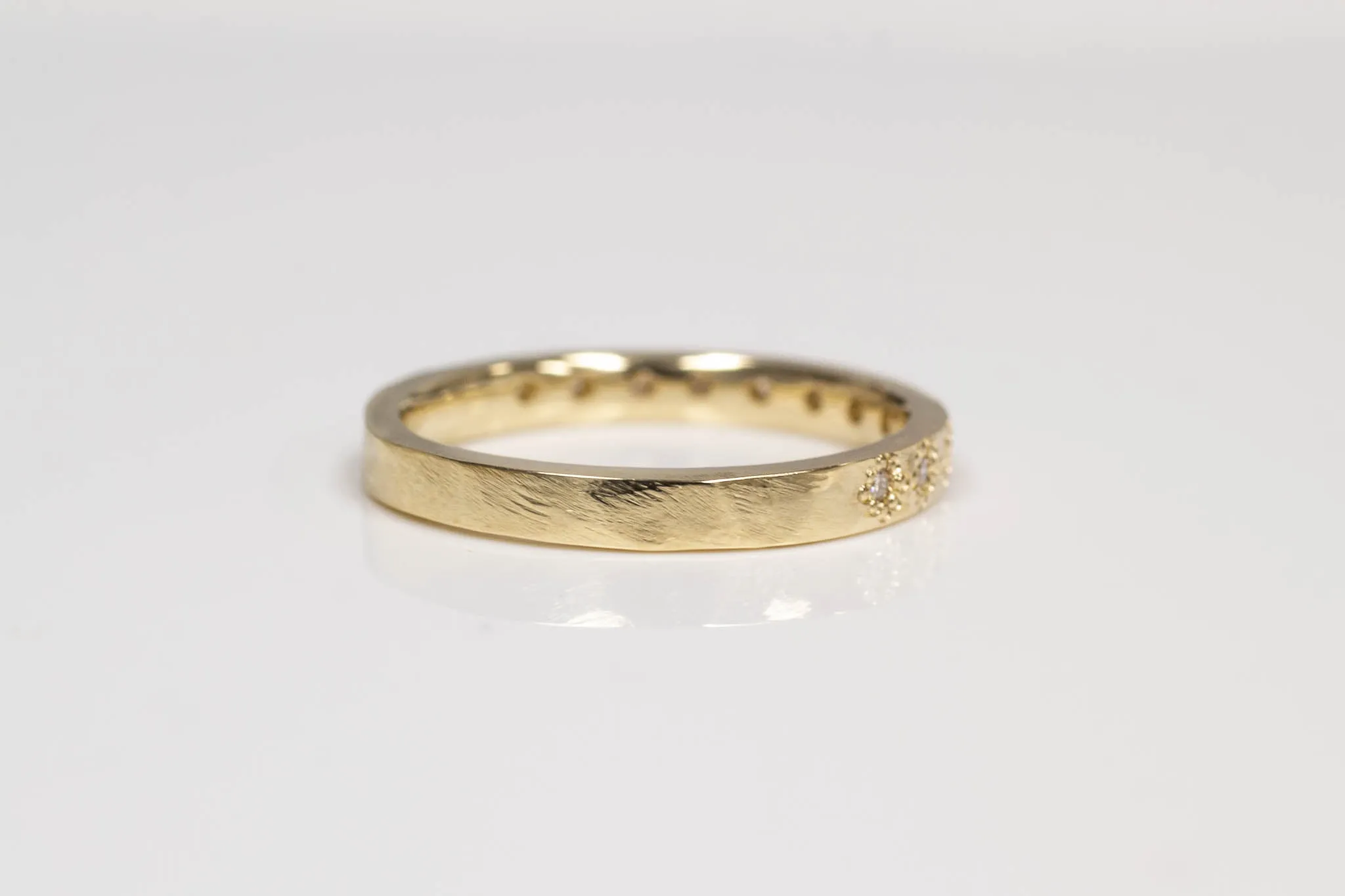 Eternity Band - Narrow - Yellow Gold with Diamonds sold by Sophie Divett Jewelry product image thumbnail 3