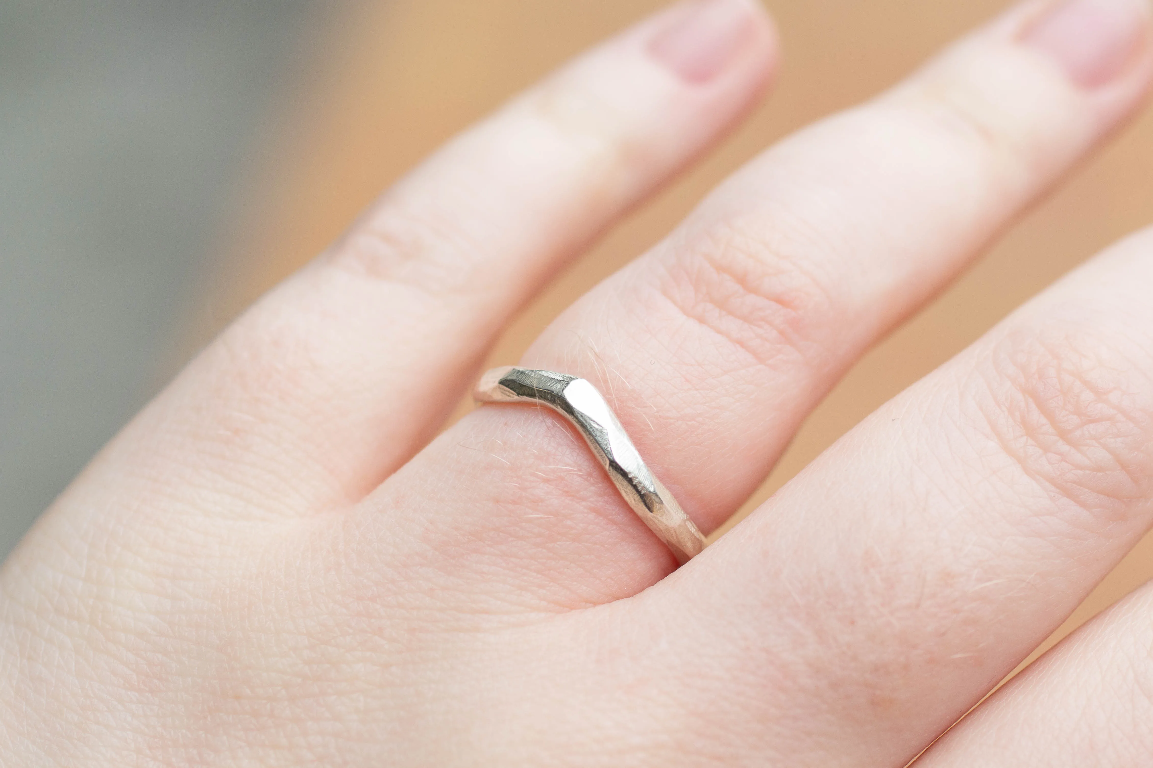 Terra Fitted Band - Sterling Silver sold by Sophie Divett Jewelry product image thumbnail 5