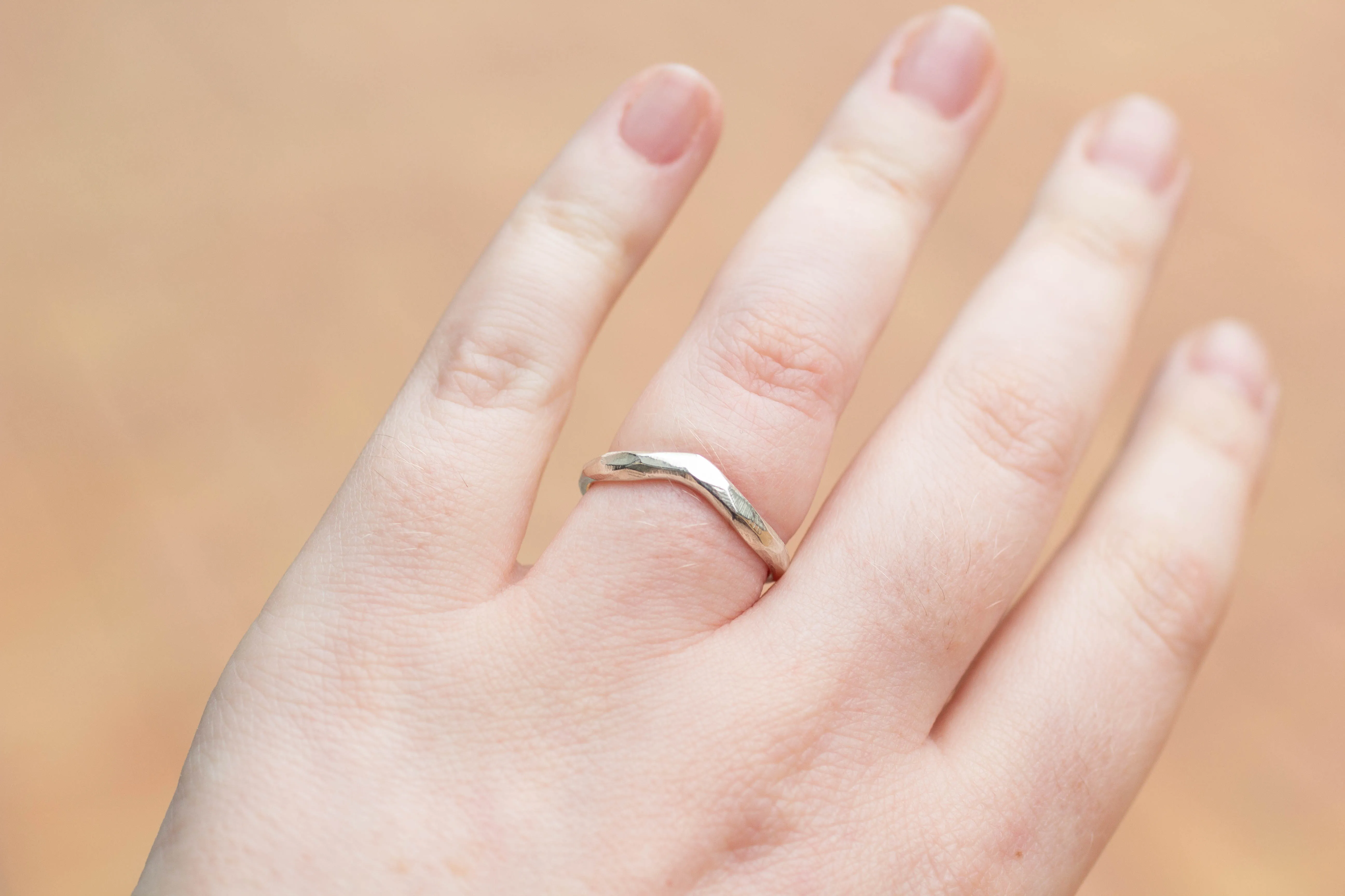 Terra Fitted Band - Sterling Silver sold by Sophie Divett Jewelry product image thumbnail 4