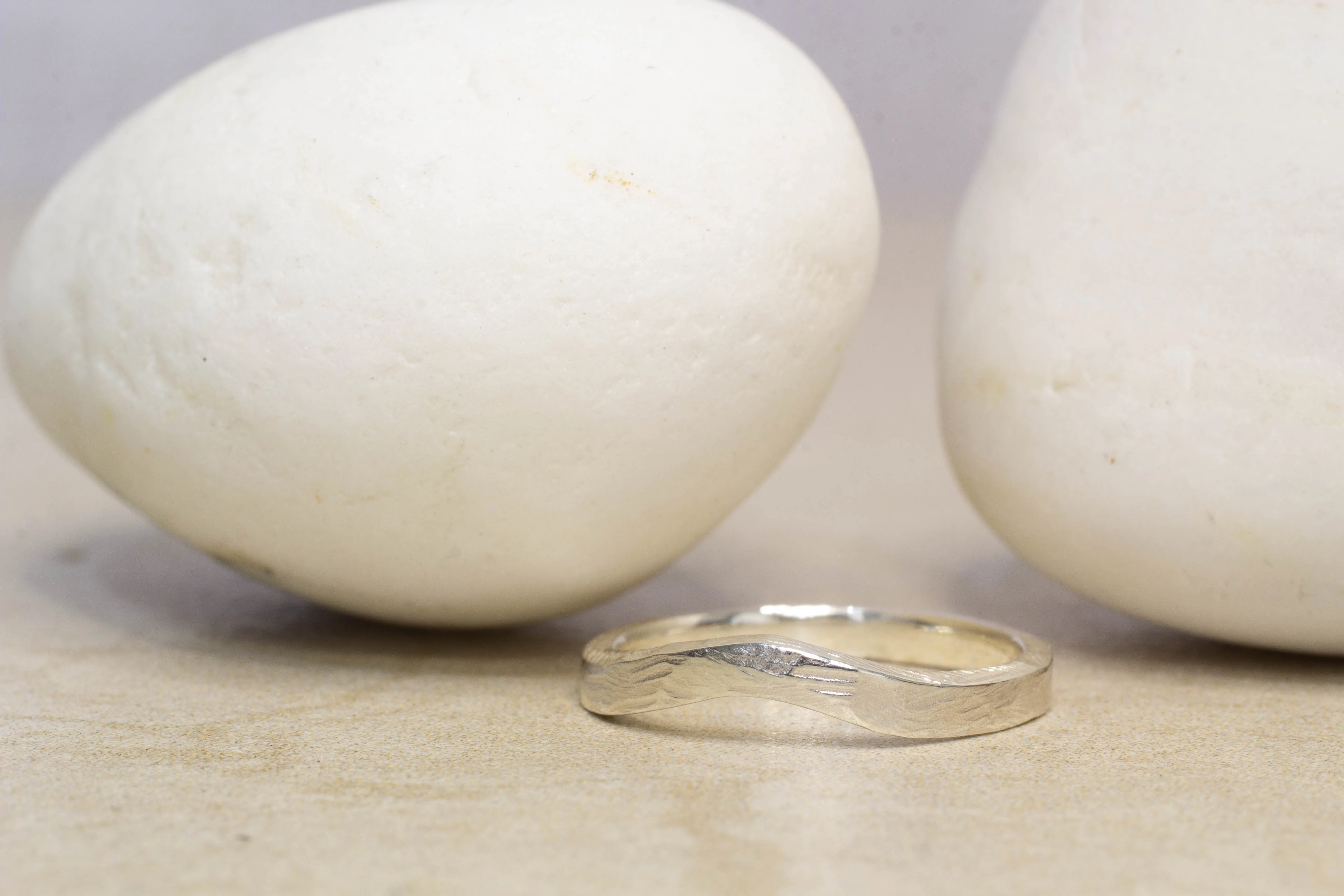 Square Fitted Band - Sterling Silver sold by Sophie Divett Jewelry product image thumbnail 5