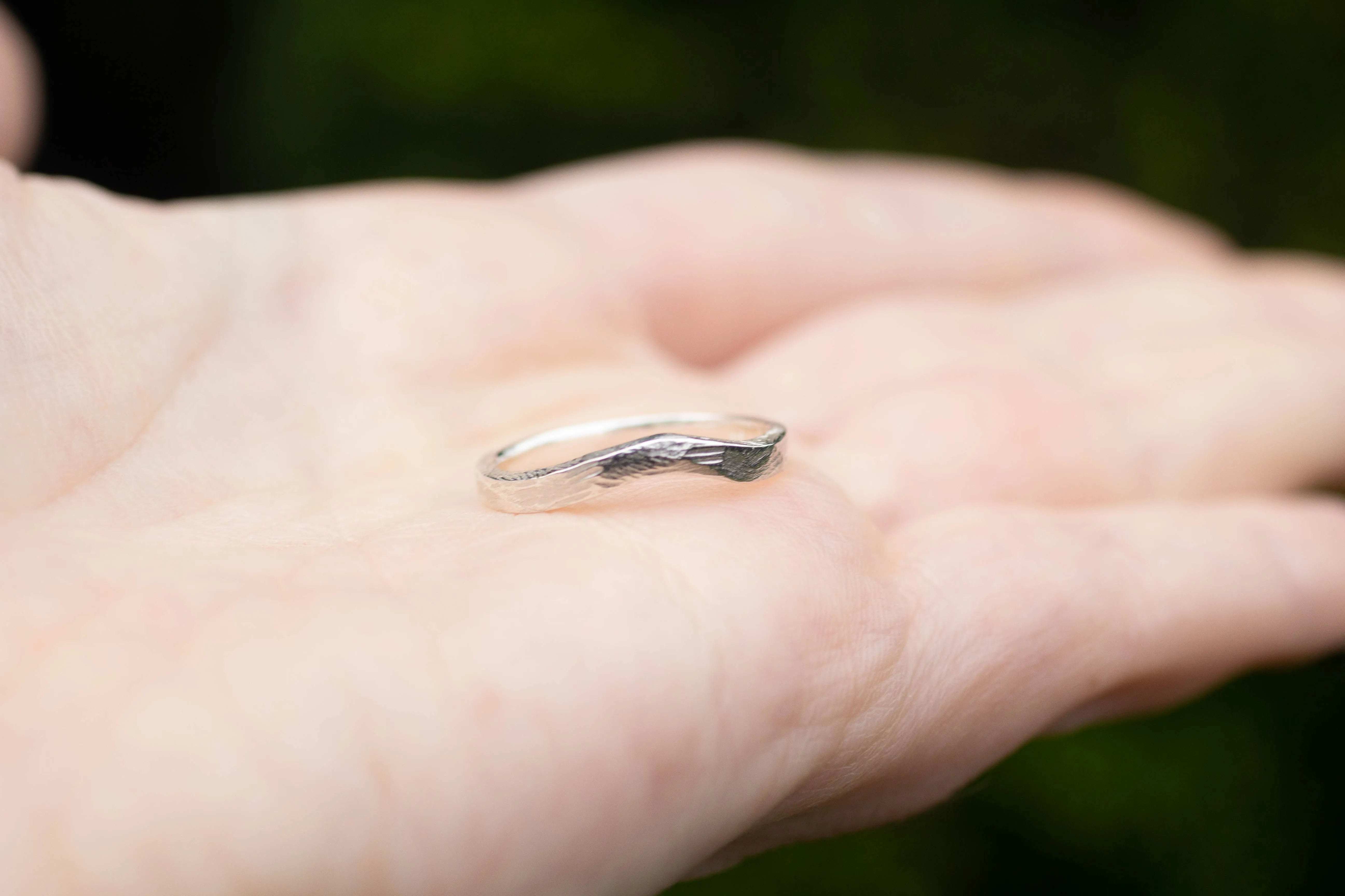 Square Fitted Band - Sterling Silver sold by Sophie Divett Jewelry product image thumbnail 4