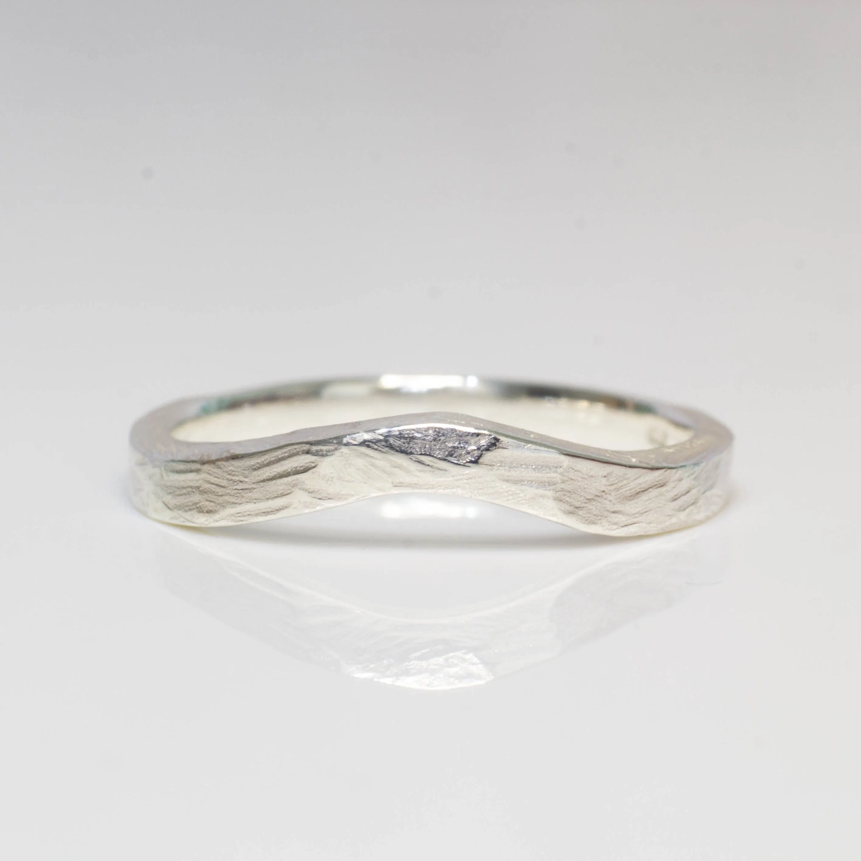 Square Fitted Band - Sterling Silver sold by Sophie Divett Jewelry