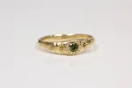Hestia Ring - Yellow Gold with Sapphires sold by Sophie Divett Jewelry