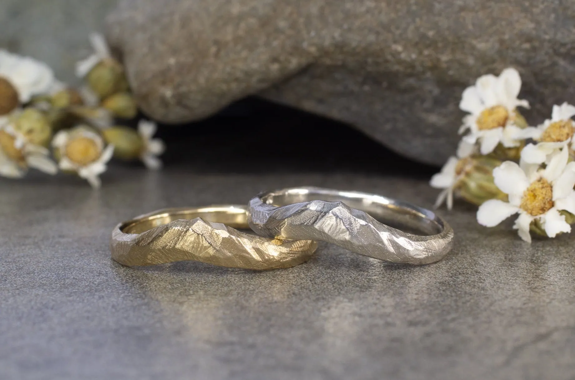 Mountain Fitted Band sold by Sophie Divett Jewelry