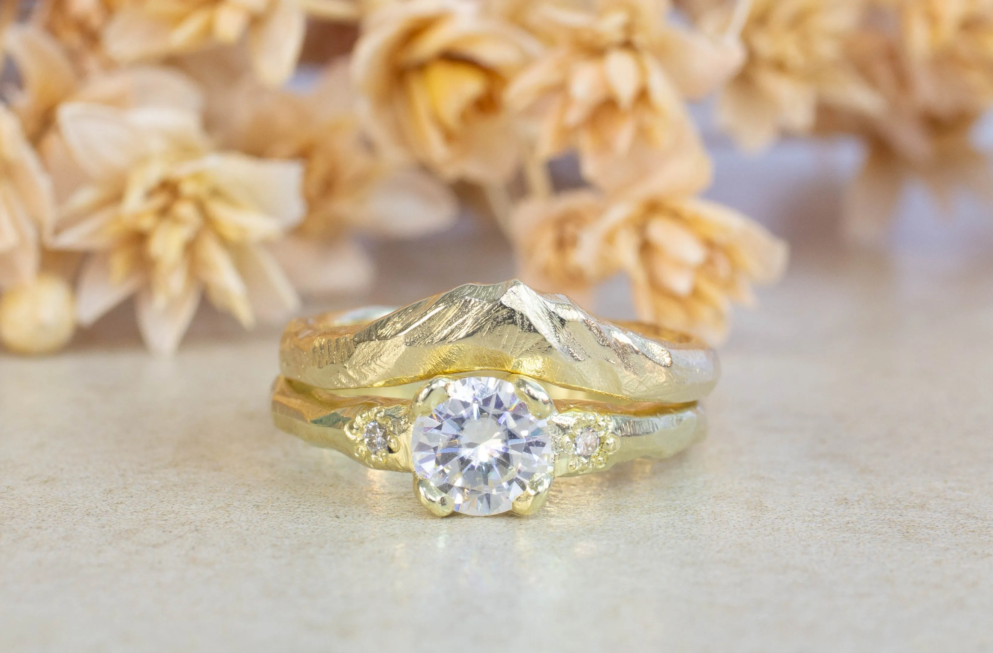 Mountain Fitted Band sold by Sophie Divett Jewelry product image thumbnail 5