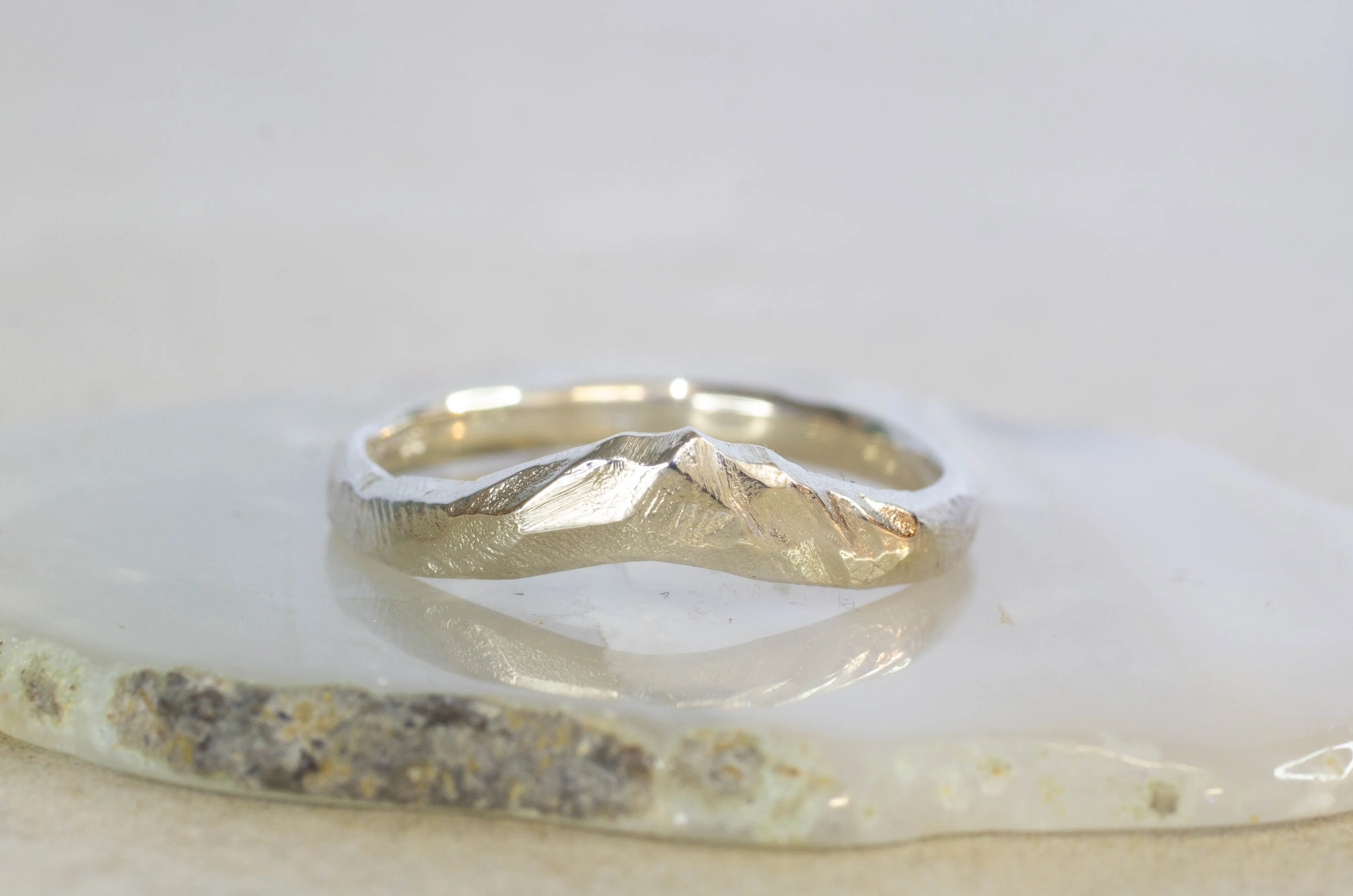 Mountain Fitted Band sold by Sophie Divett Jewelry product image thumbnail 3