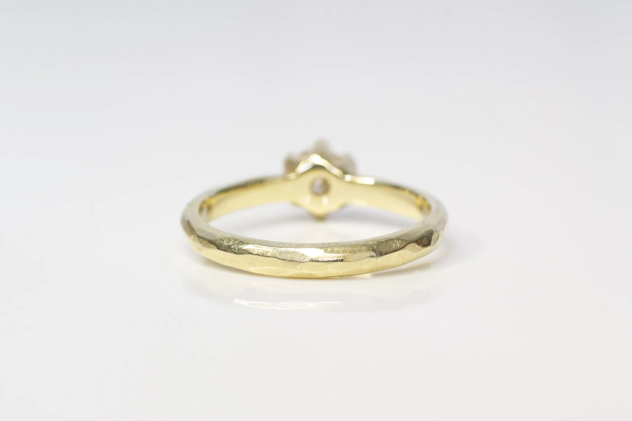 Vesta Ring - 14ct Yellow Gold with 0.5ct White Recycled Diamond sold by Sophie Divett Jewelry product image thumbnail 3