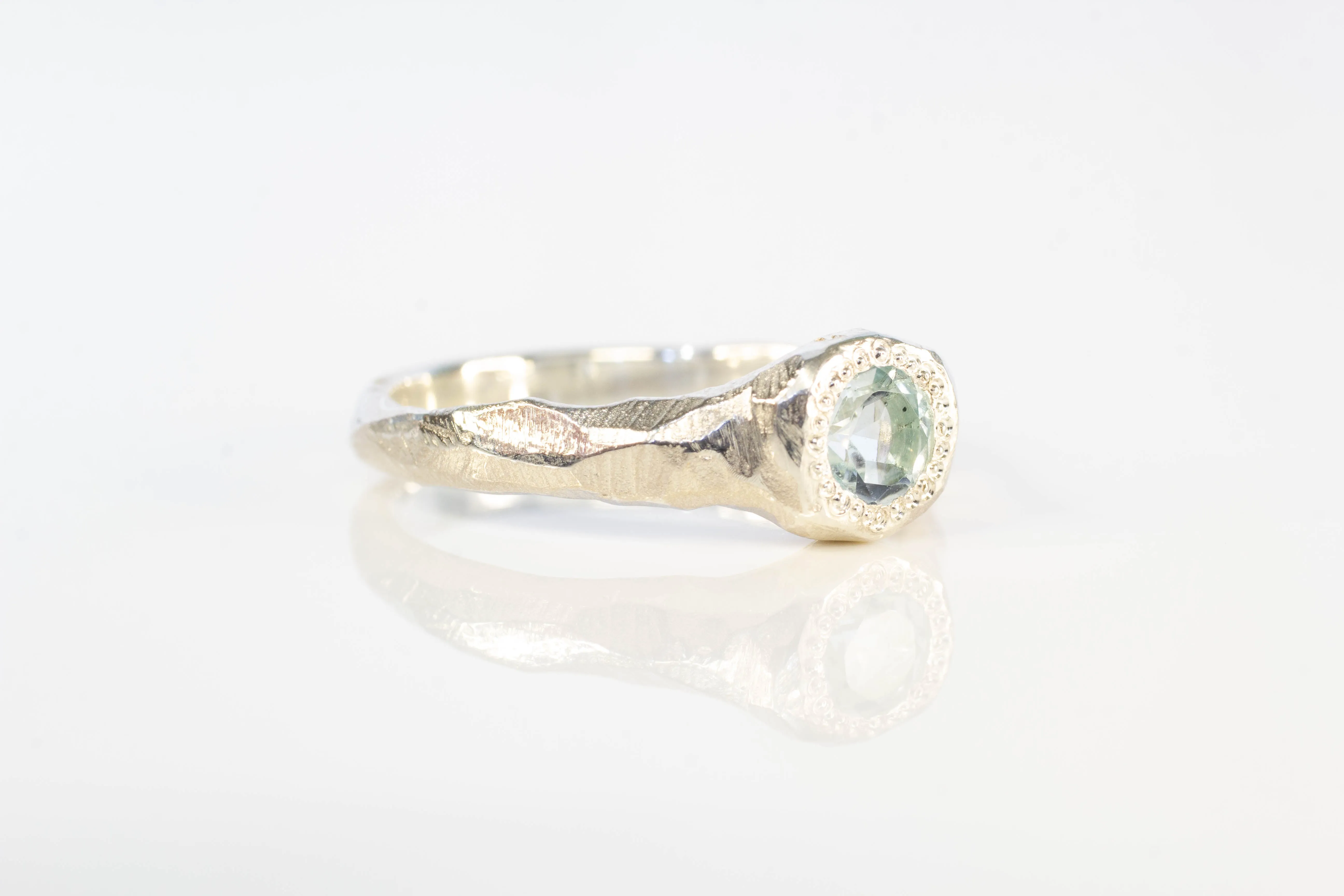 Spring Ring - Sterling Silver with Topaz sold by Sophie Divett Jewelry product image thumbnail 4