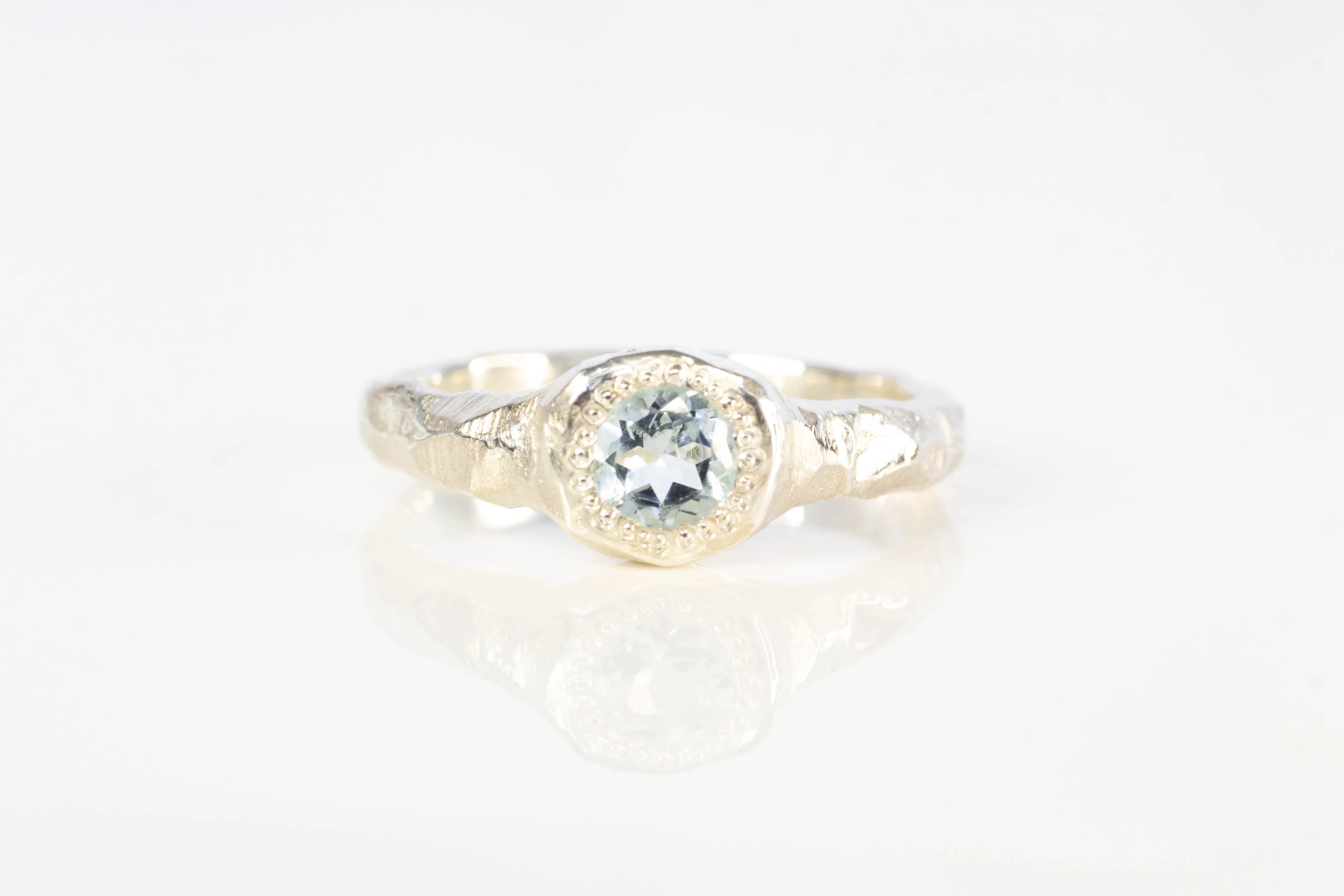 Spring Ring - Sterling Silver with Topaz sold by Sophie Divett Jewelry product image thumbnail 3