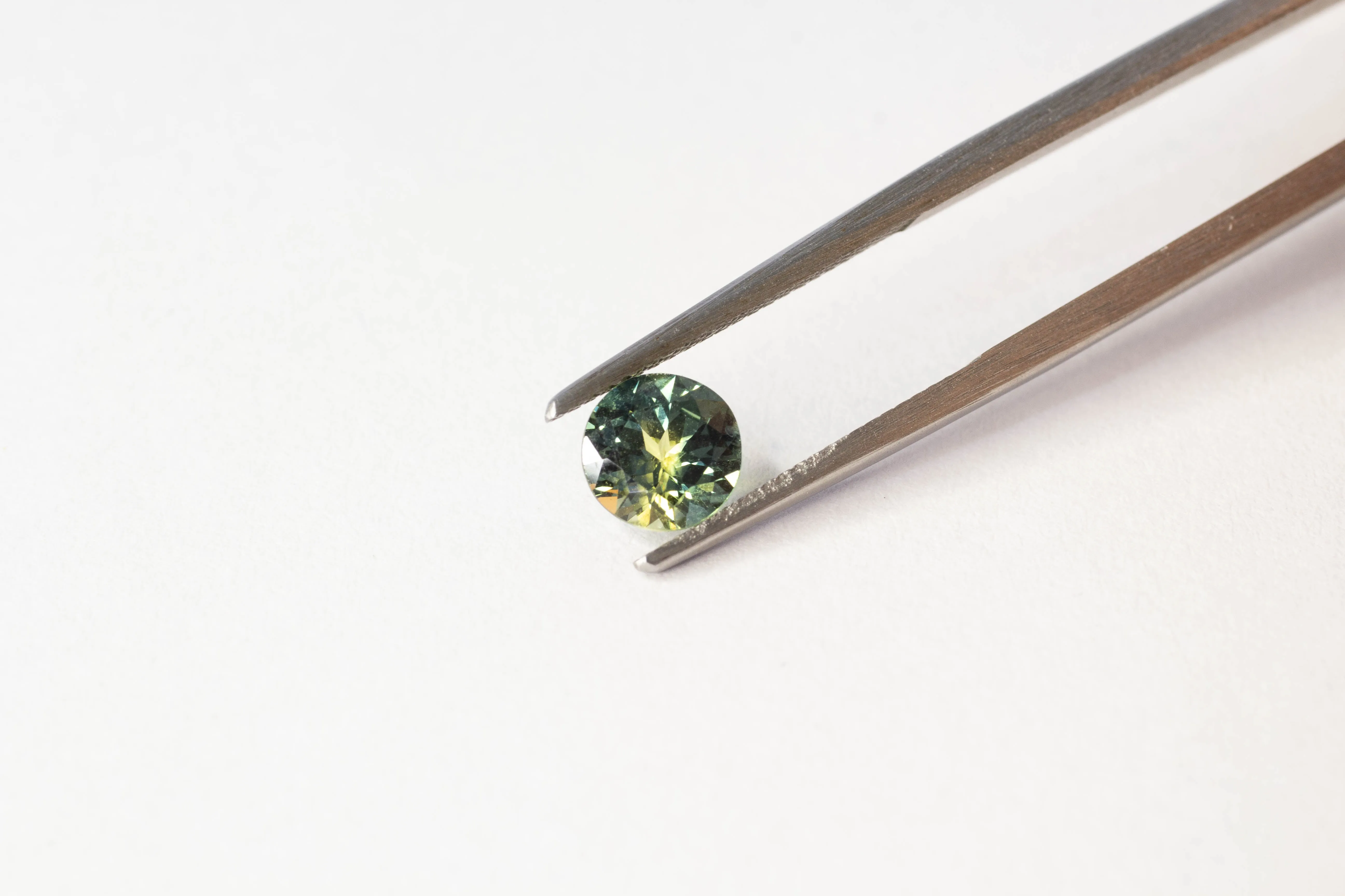 6mm Sapphire - 1.0ct Round - Green Pharoah's Eye sold by Sophie Divett Jewelry product image thumbnail 5