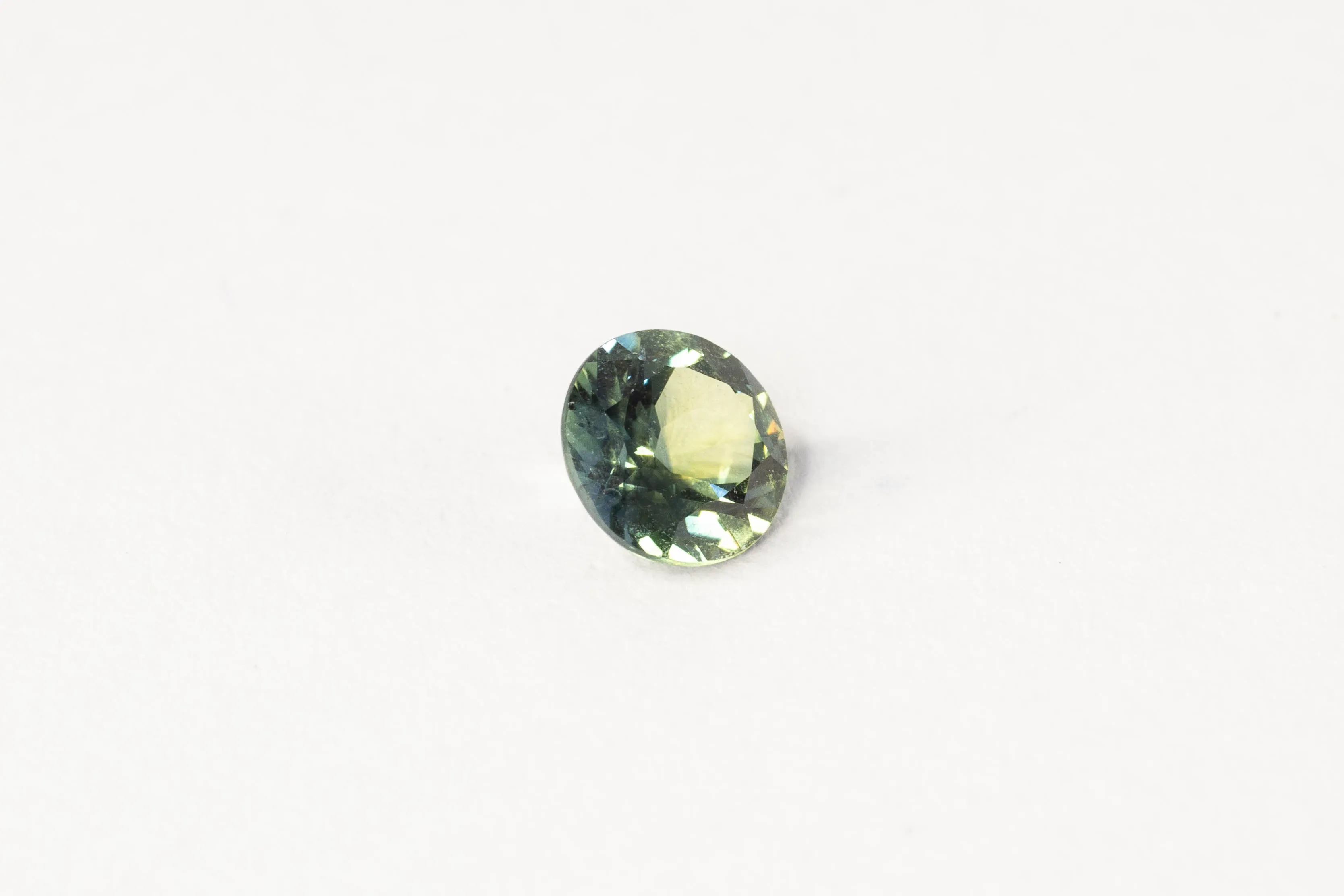 6mm Sapphire - 1.0ct Round - Green Pharoah's Eye sold by Sophie Divett Jewelry product image thumbnail 4