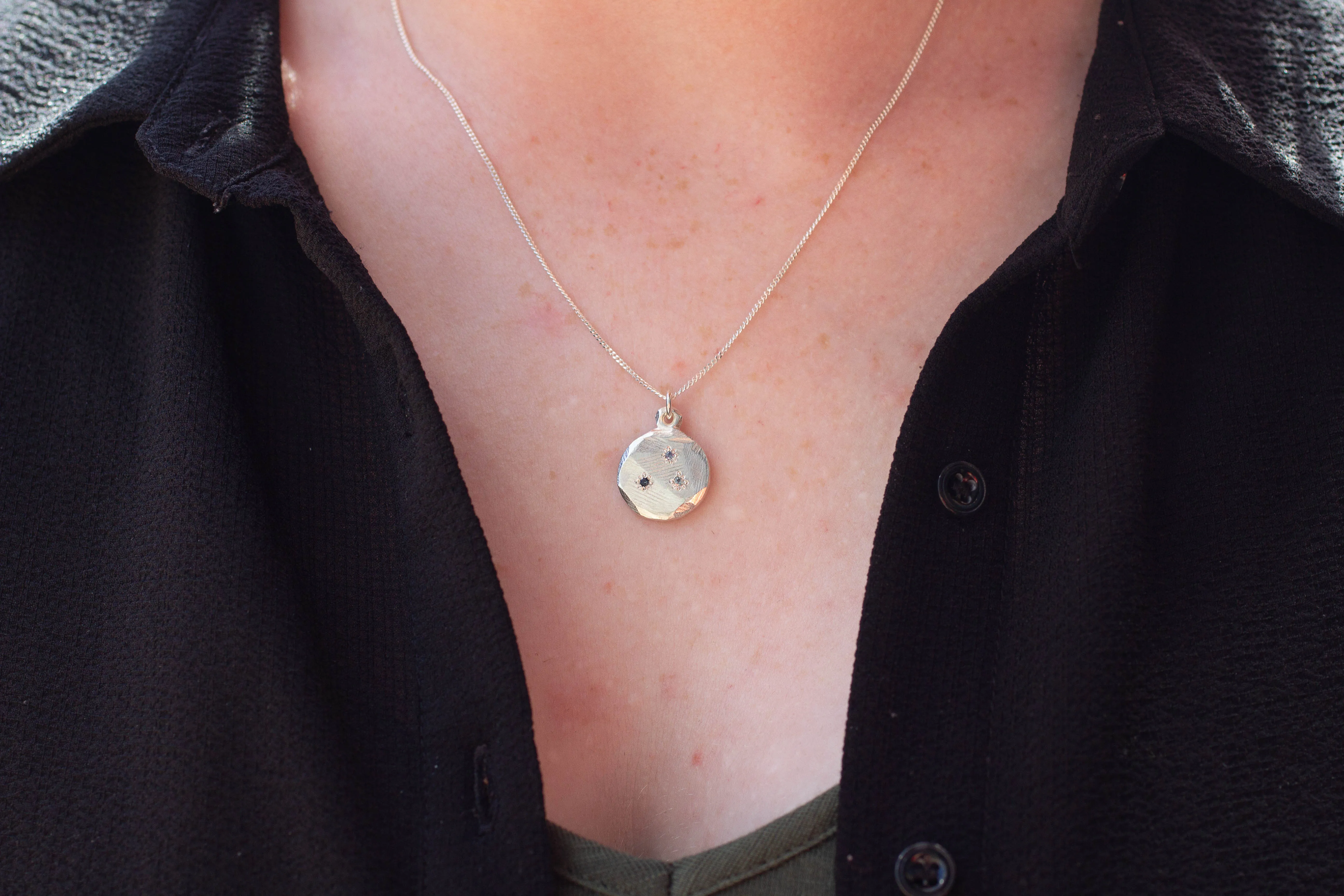 Callisto Pendant - Sterling Silver sold by Sophie Divett Jewelry product image thumbnail 3