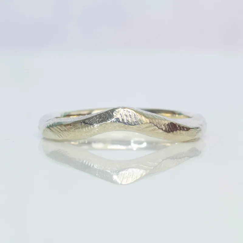 Terra Fitted Band - White Gold sold by Sophie Divett Jewelry