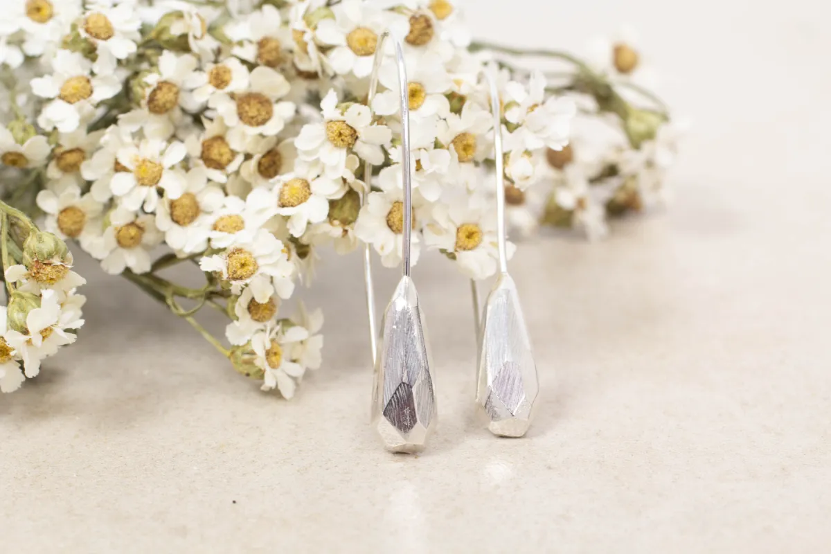 Athos Drop Earrings - Sterling Silver sold by Sophie Divett Jewelry