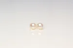 Button Pearl Studs - Natural - 5mm sold by Sophie Divett Jewelry