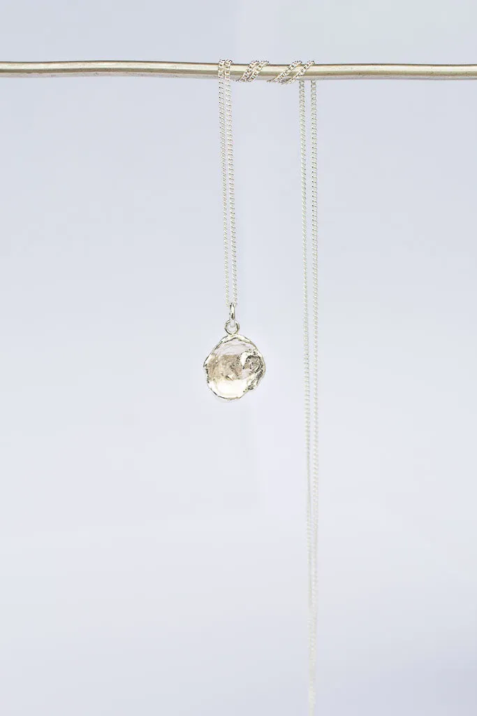 Water Drop Necklace - Plain - Sterling Silver sold by Sophie Divett Jewelry product image thumbnail 2