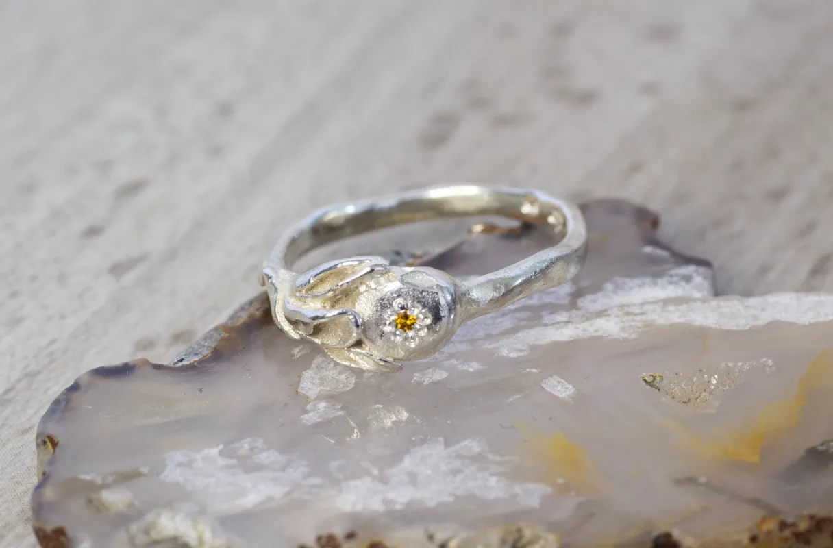 Levis Ring with Citrine - Sterling Silver sold by Sophie Divett Jewelry