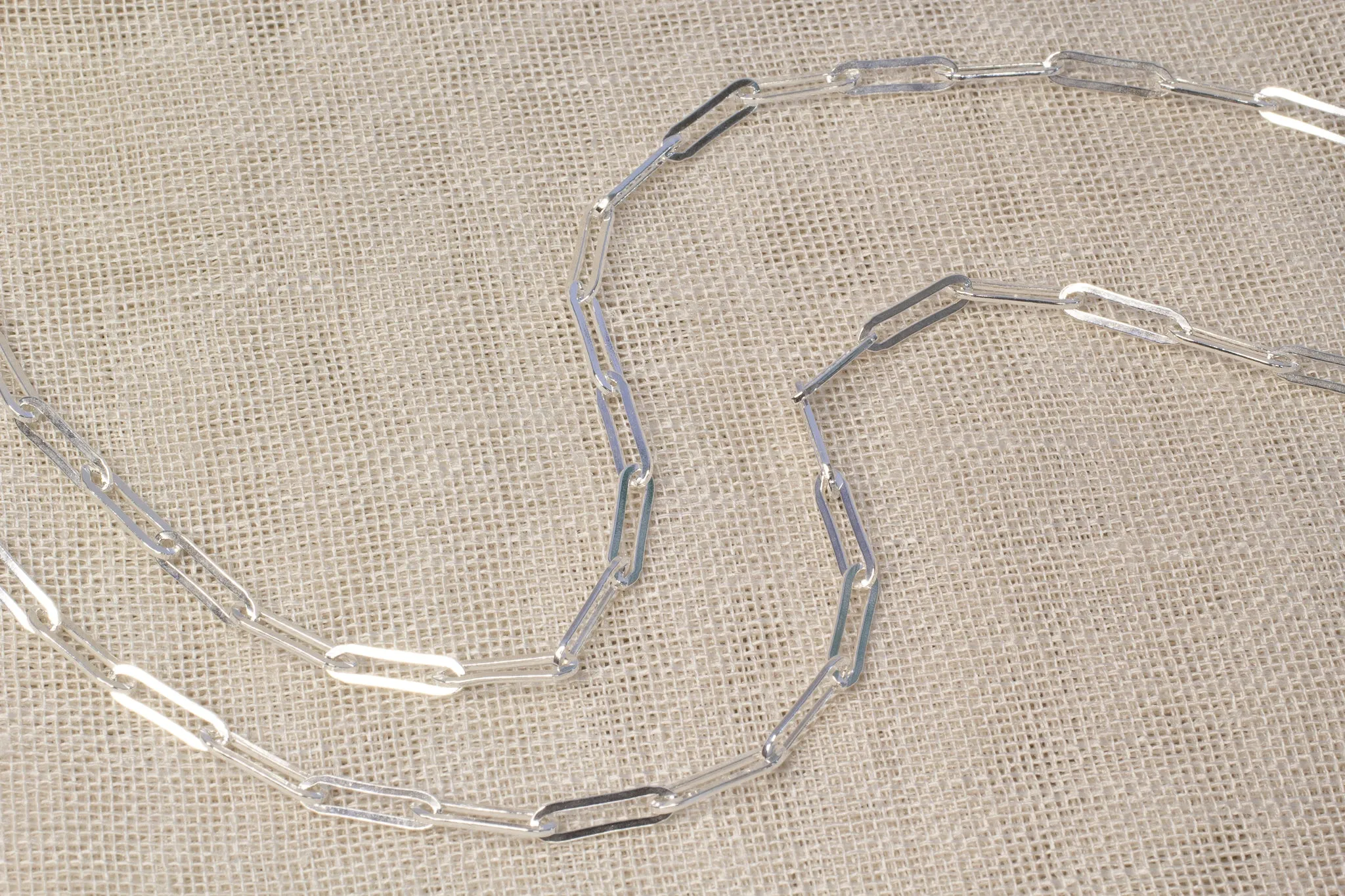 Paperclip Necklace Chain - Small - Sterling Silver sold by Sophie Divett Jewelry