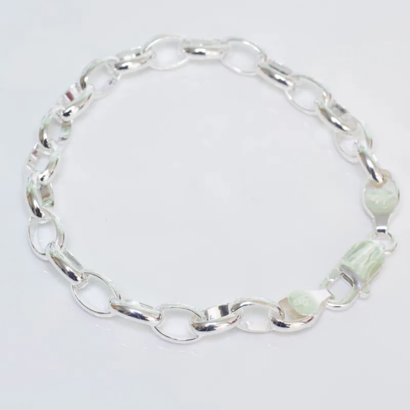 Charm Chain Bracelet – Large Links – Sterling Silver sold by Sophie Divett Jewelry