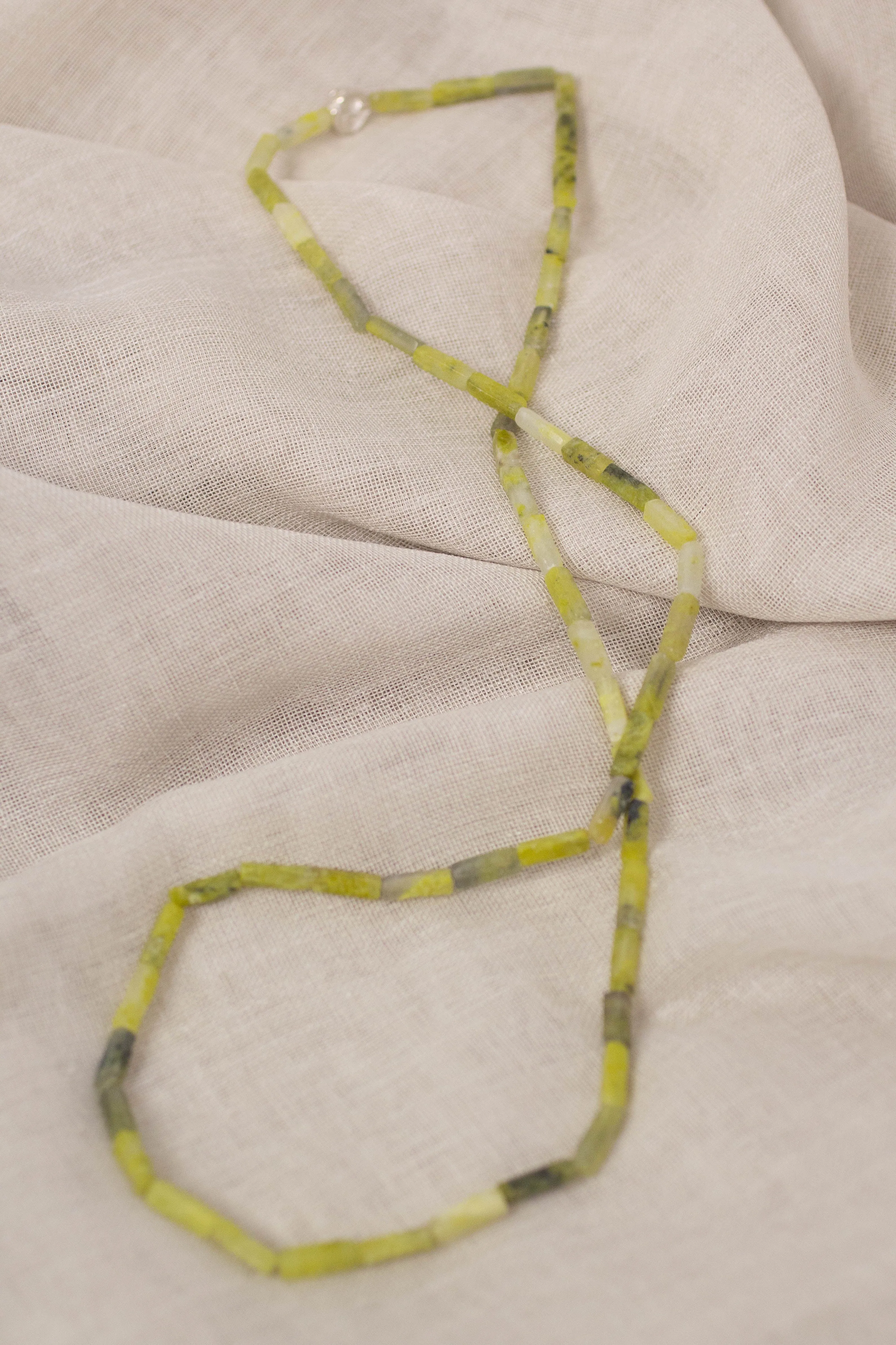 Neptune Necklace - Light Green Serpentine - #1 sold by Sophie Divett Jewelry product image thumbnail 2