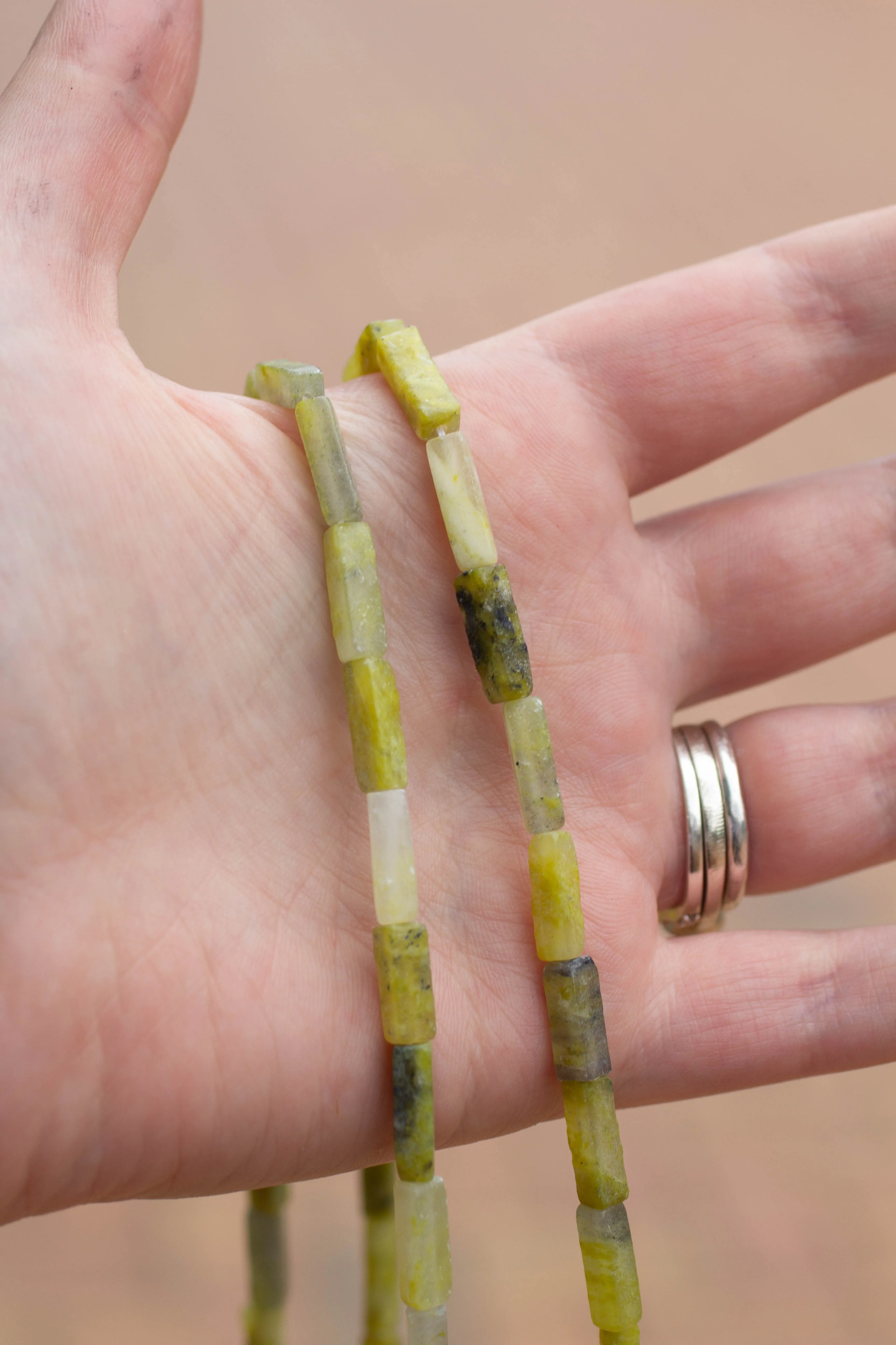 Neptune Necklace - Light Green Serpentine - #1 sold by Sophie Divett Jewelry product image thumbnail 3