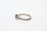 Vesta Ring - 18ct White Gold with Black Spinel sold by Sophie Divett Jewelry