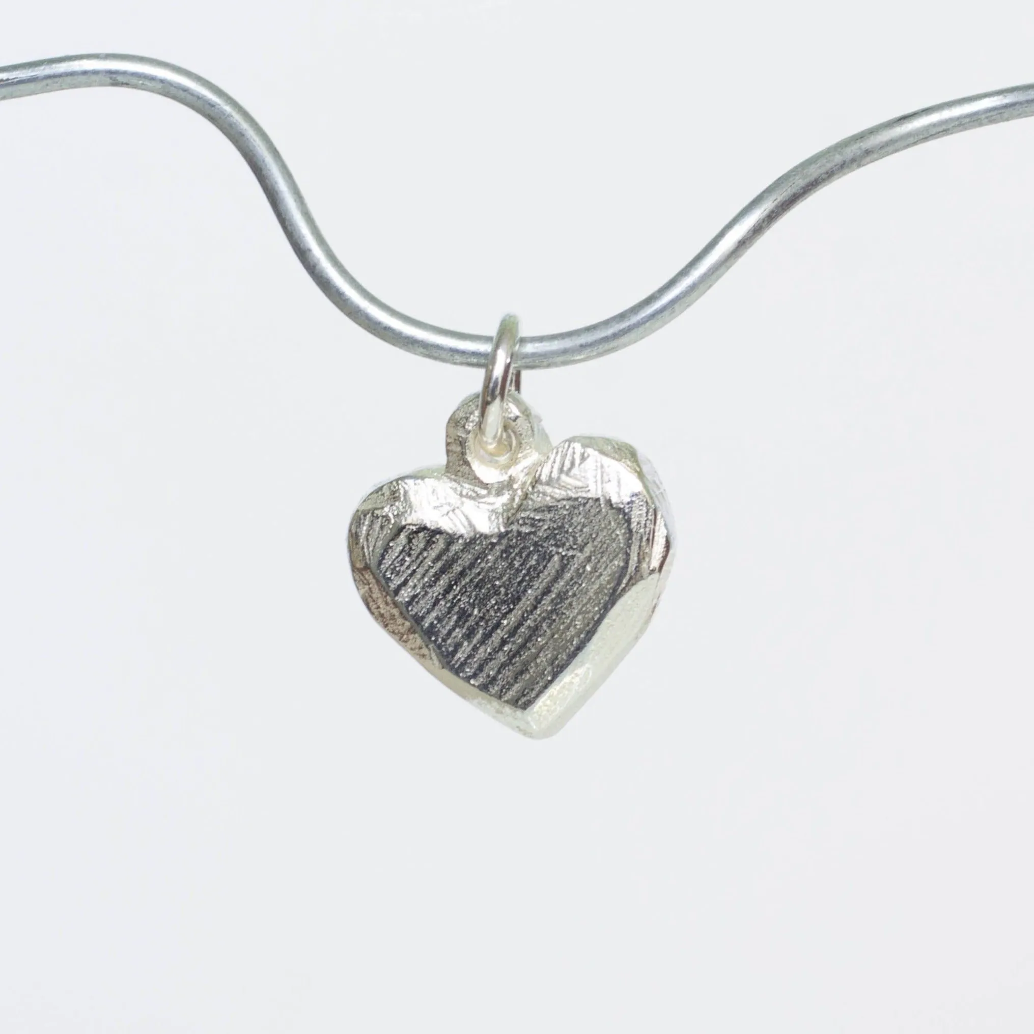 Heart Charm - Sterling Silver sold by Sophie Divett Jewelry