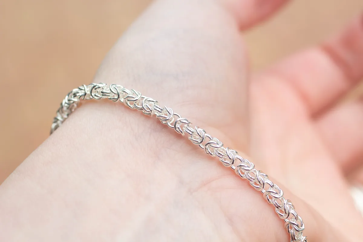 Byzantine Bracelet - Sterling Silver sold by Sophie Divett Jewelry