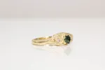 Artemis Ring - 9ct Yellow Gold with Sapphire and Diamonds sold by Sophie Divett Jewelry
