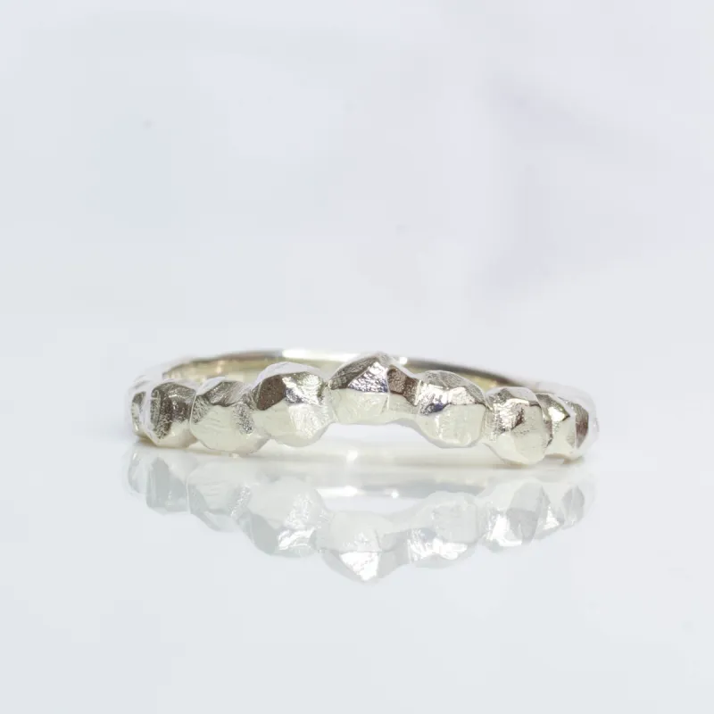 Orbis Fitted Band - White Gold sold by Sophie Divett Jewelry