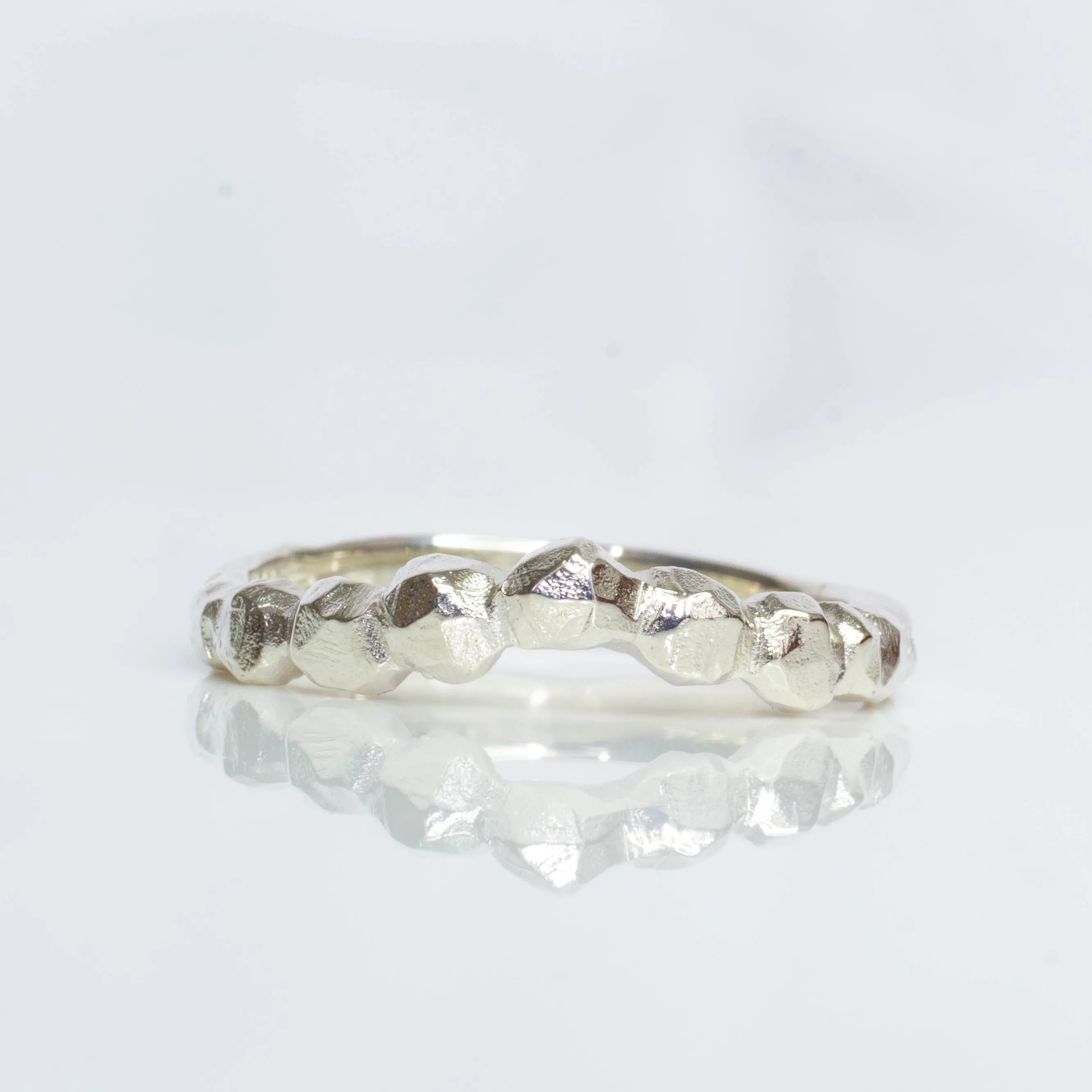 Orbis Fitted Band - White Gold sold by Sophie Divett Jewelry