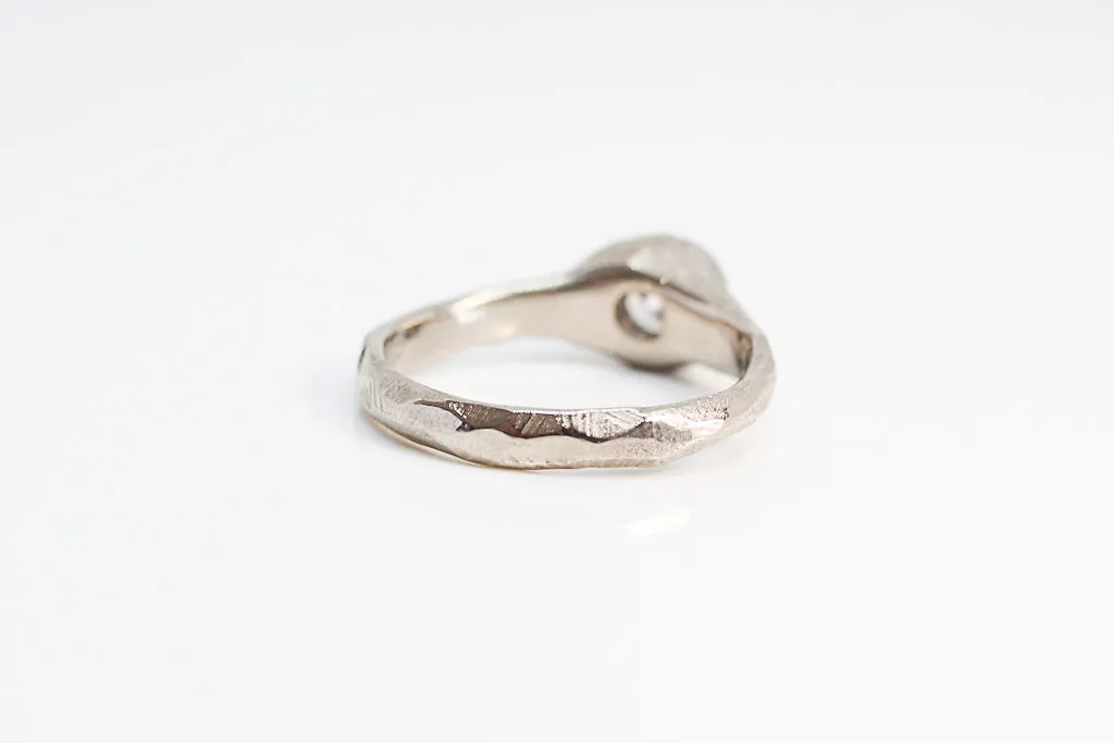 Spring Ring - 18ct white gold, .37ct white diamond sold by Sophie Divett Jewelry product image thumbnail 3