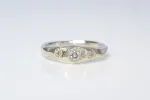 Hestia Ring - 9ct White Gold with Diamonds sold by Sophie Divett Jewelry
