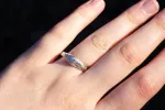 Hestia Ring - 9ct White Gold with Diamonds sold by Sophie Divett Jewelry